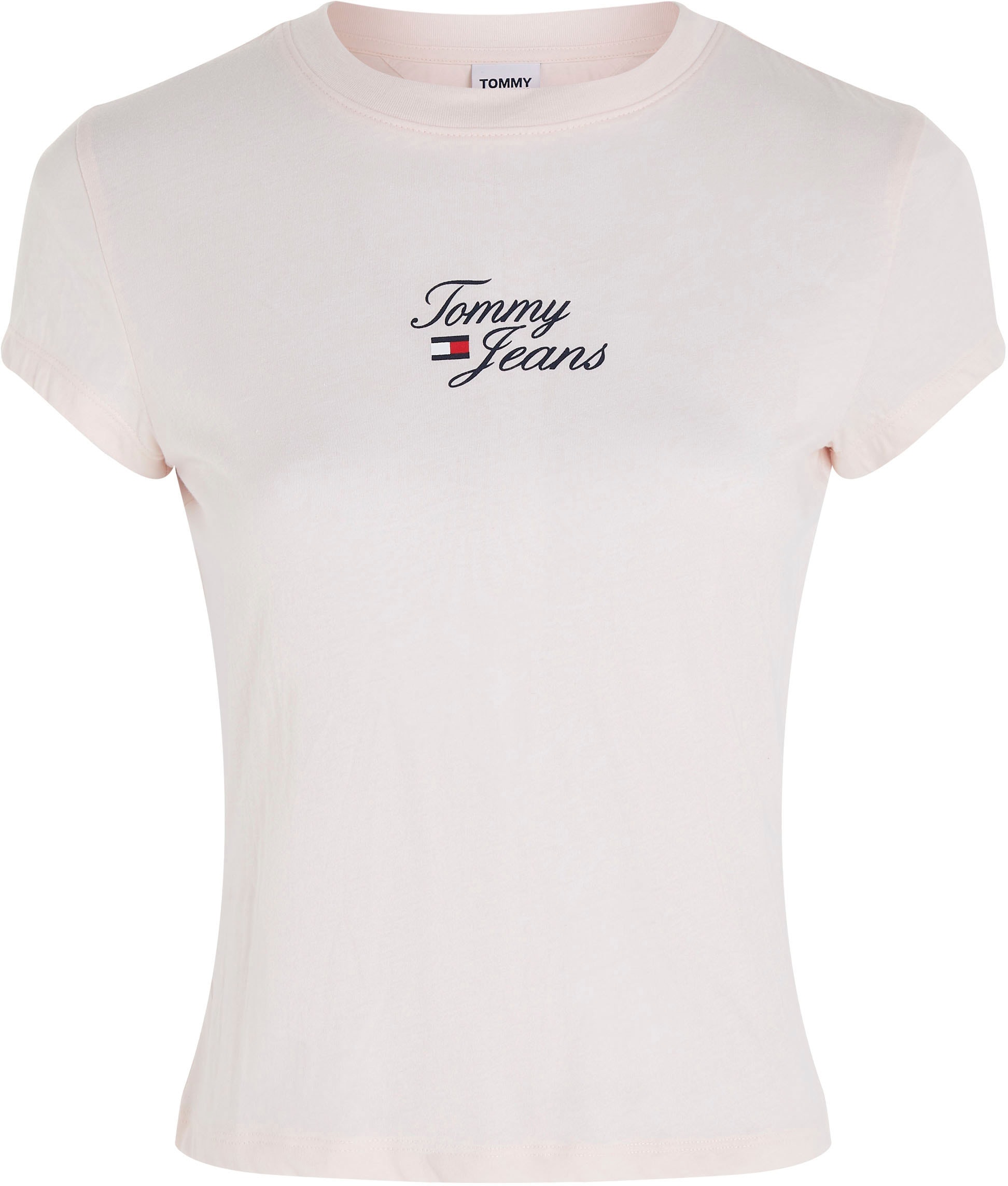 Tommy Jeans T-Shirt »TJW BBY SS«, bei bestellen OTTO mit trendiges LOGO 1 und stylisches Damen-T-Shirt ESSENTIAL Logodruck