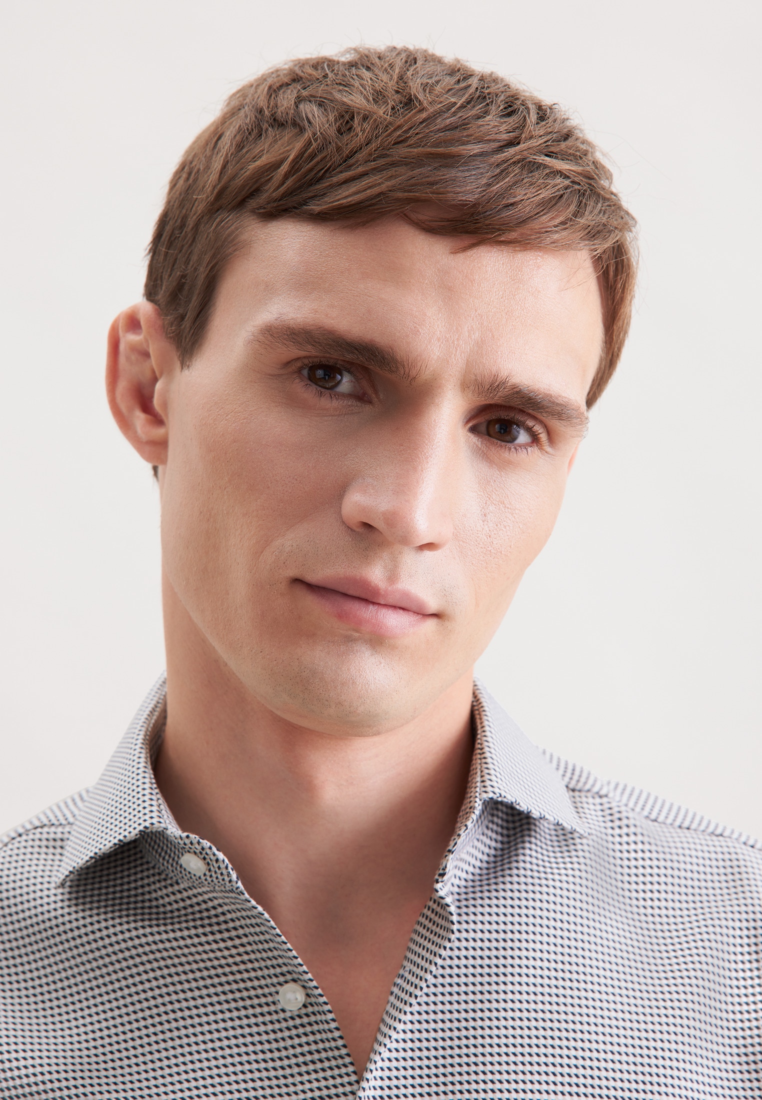 seidensticker Businesshemd »Schwarze Rose« Regular 1/1 Kentkragen Pepita