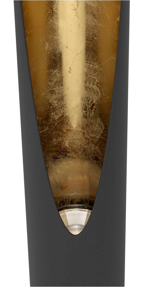 EGLO LED Stehlampe »BARBOTTO«, 1 flammig, Leuchtmittel LED-Board-GU10 | LED wechselbar, Leuchte schwarz, gold / Ø6 x H137 cm / inkl. 1 x GU10 (je 4,5W)