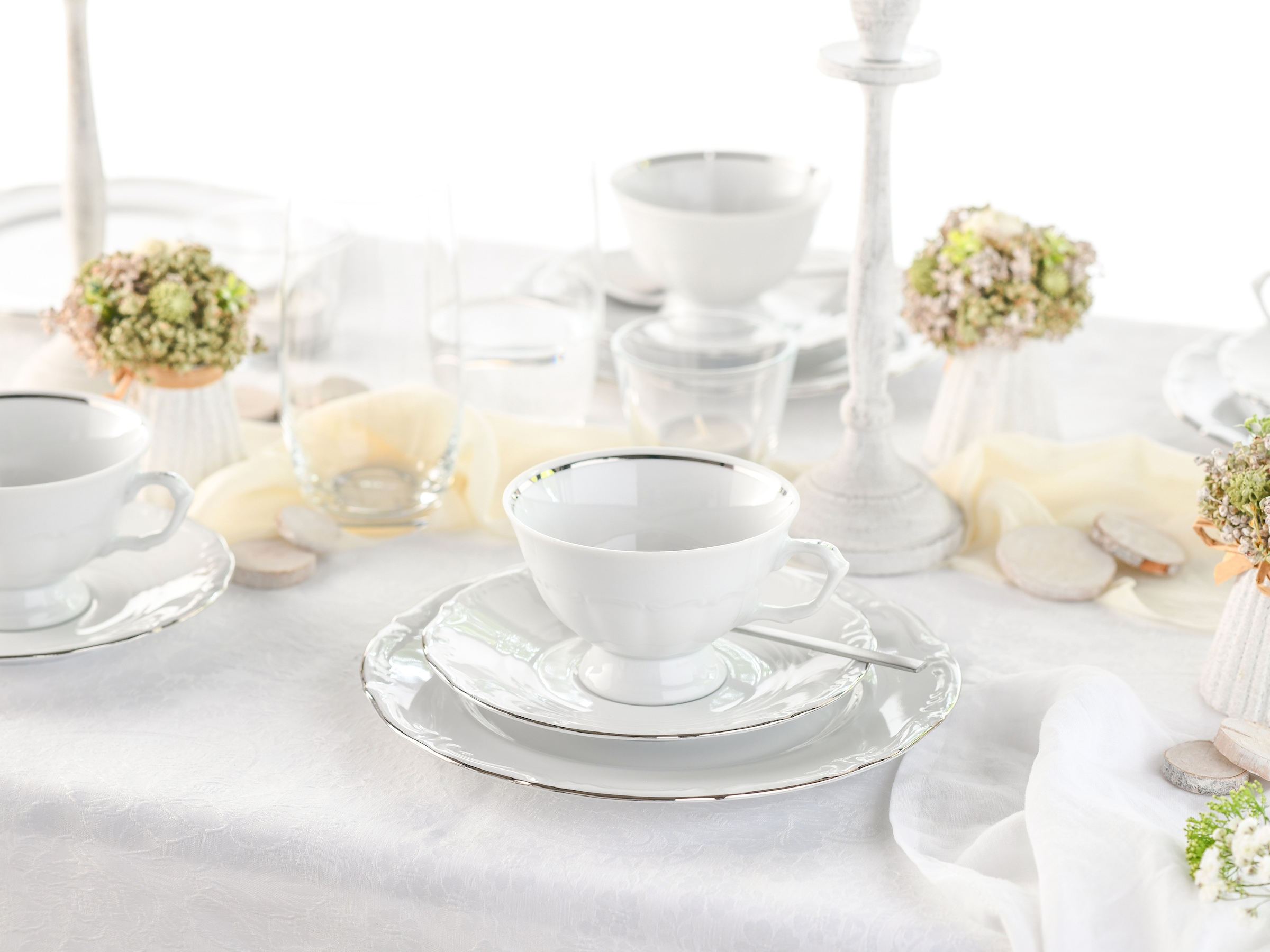 CreaTable Kombiservice »Maria Theresia, Kombi-Service 30-tlg« Traditionelle Porzellanform