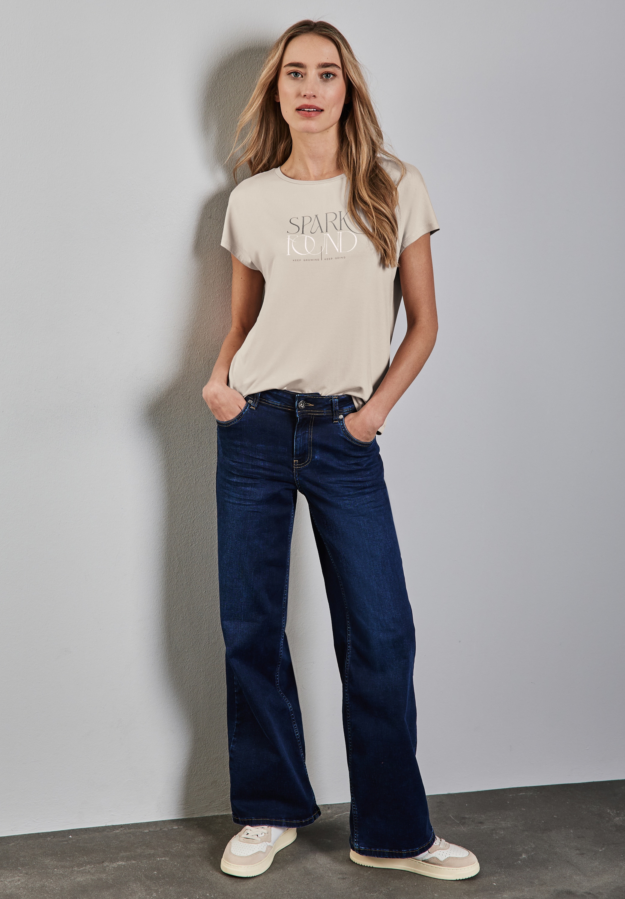 STREET ONE T-Shirt, mit Wording