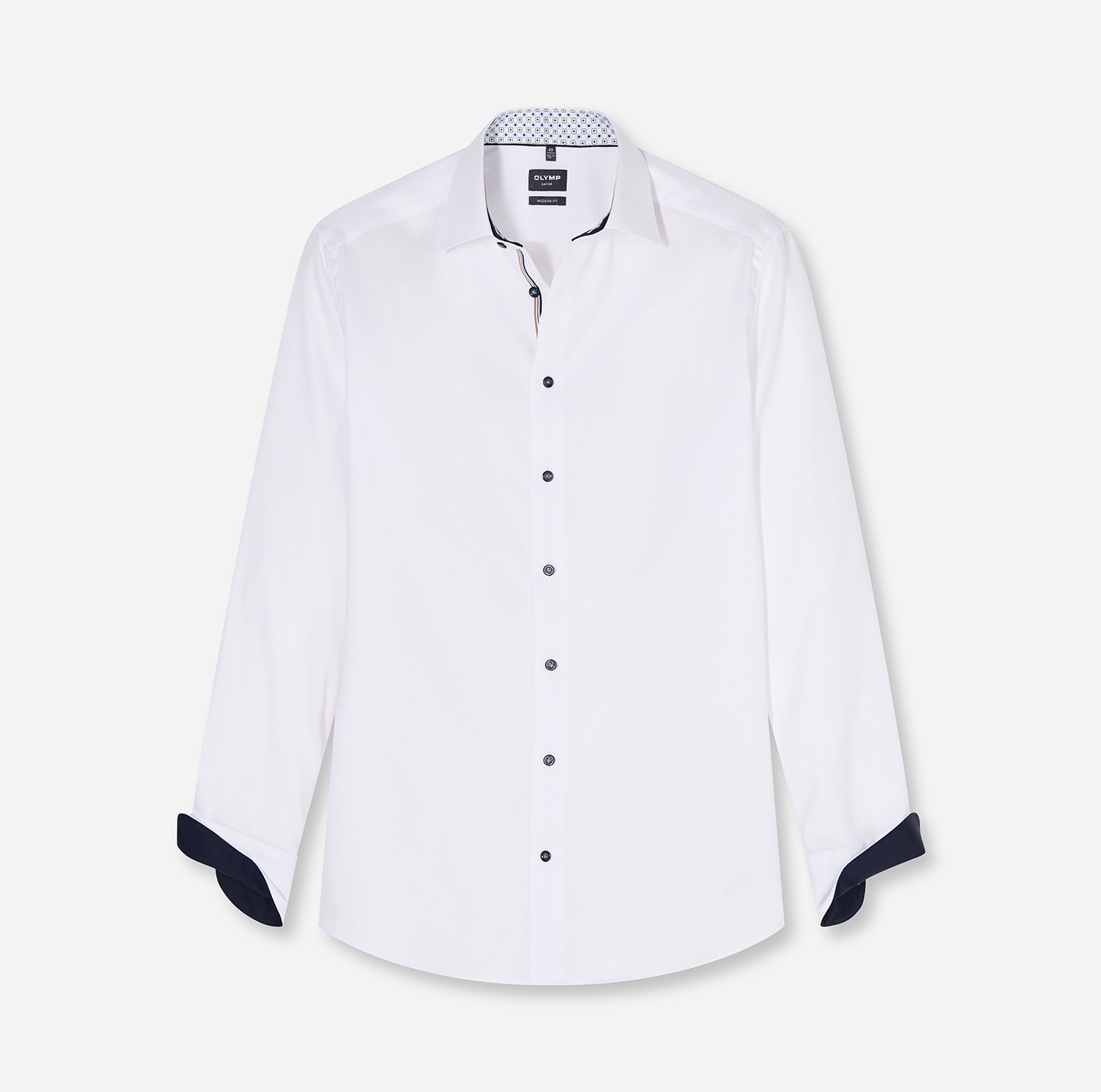 OLYMP Langarmhemd »Luxor 24/Seven« Businesshemd, New-Kentkragen, modern fit