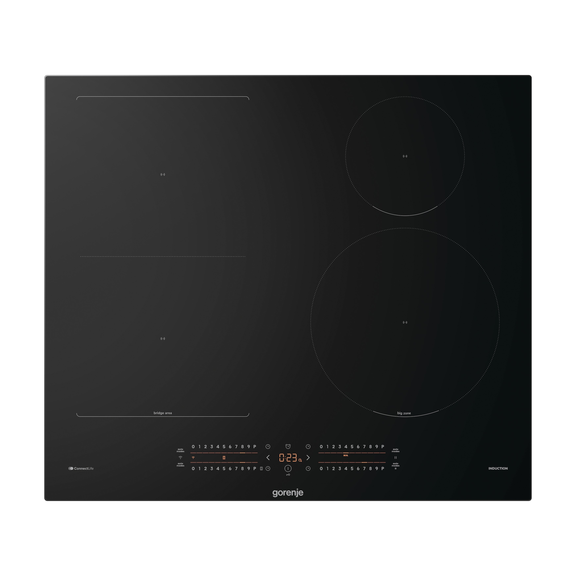 GORENJE Flex-Induktions-Kochfeld »GI6432BSCWF«, 60cm Induktionskochfeld mit BridgeZone