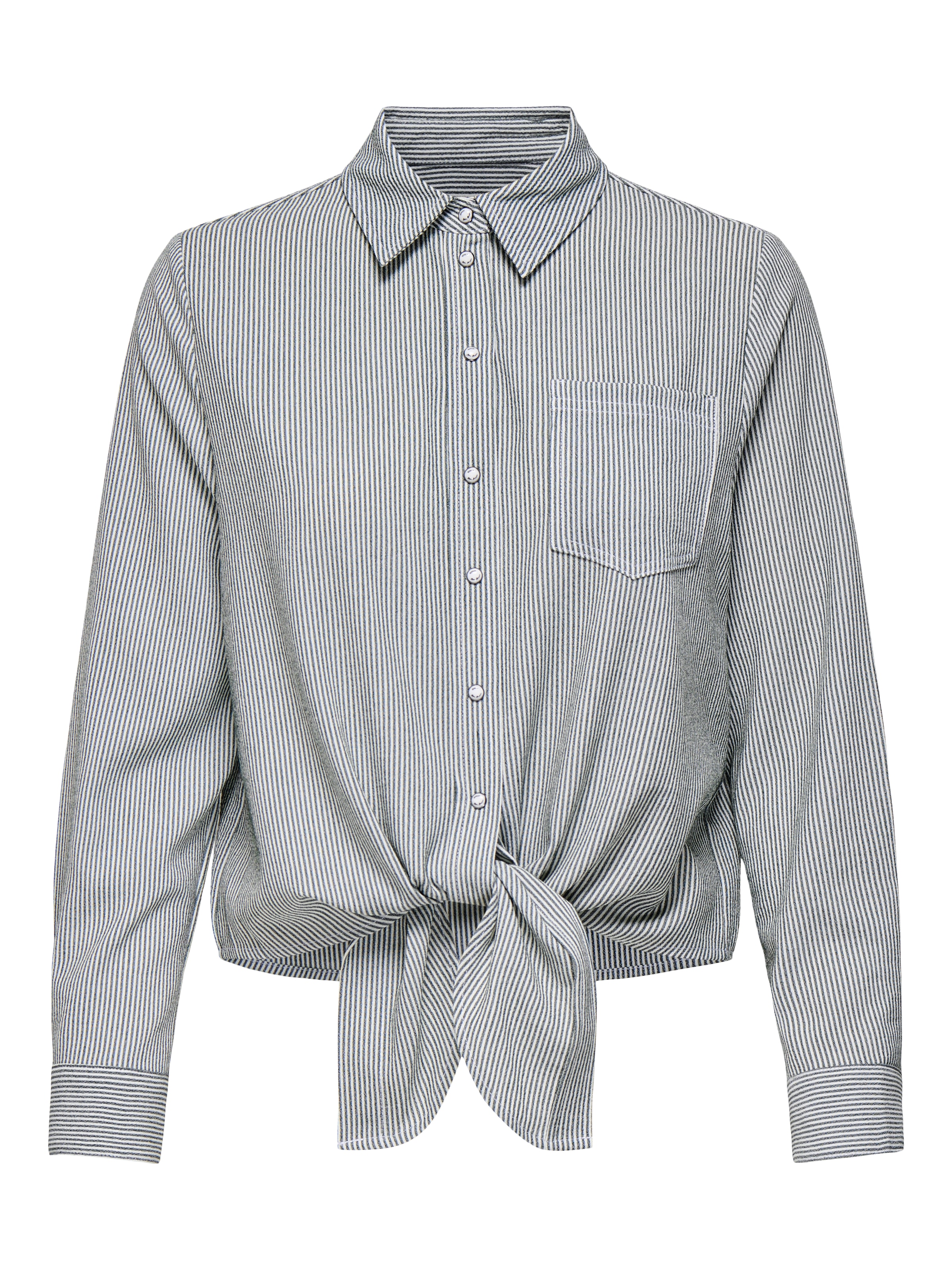 ONLY Hemdbluse »ONLLECEY LS KNOT SHIRT NOOS WVN«