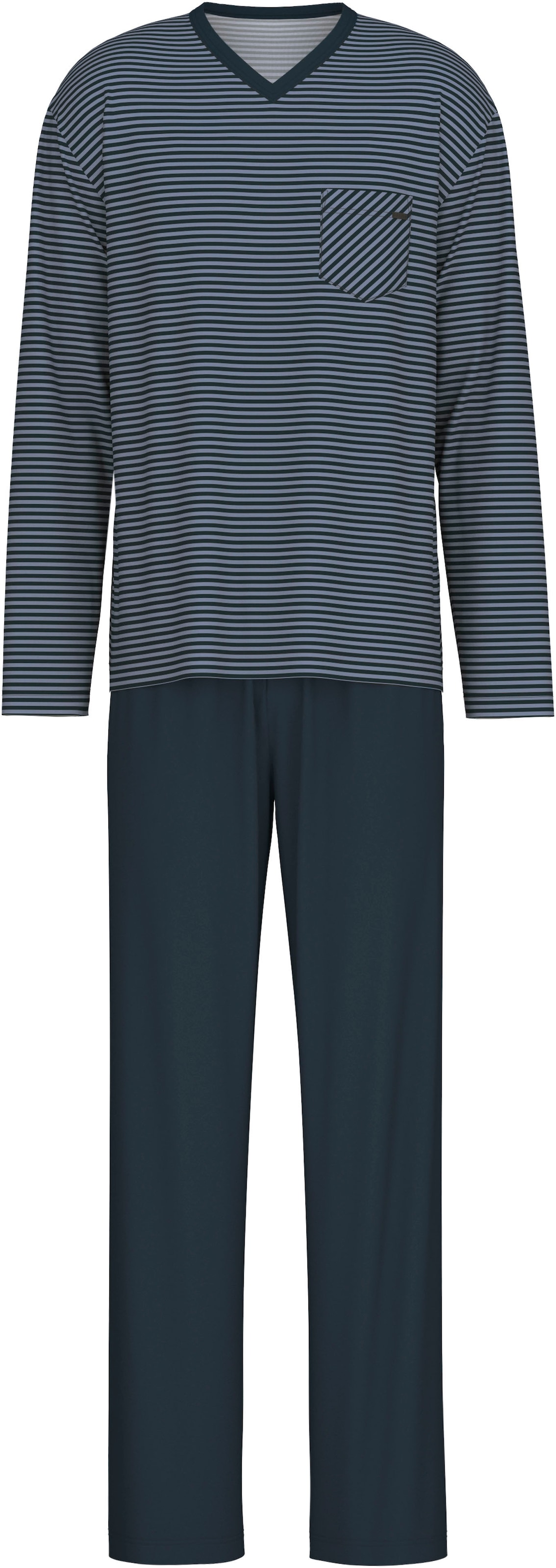 CALIDA Pyjama »Relax Streamline«, (2 tlg.), mit aufgesetzter Brusttasche