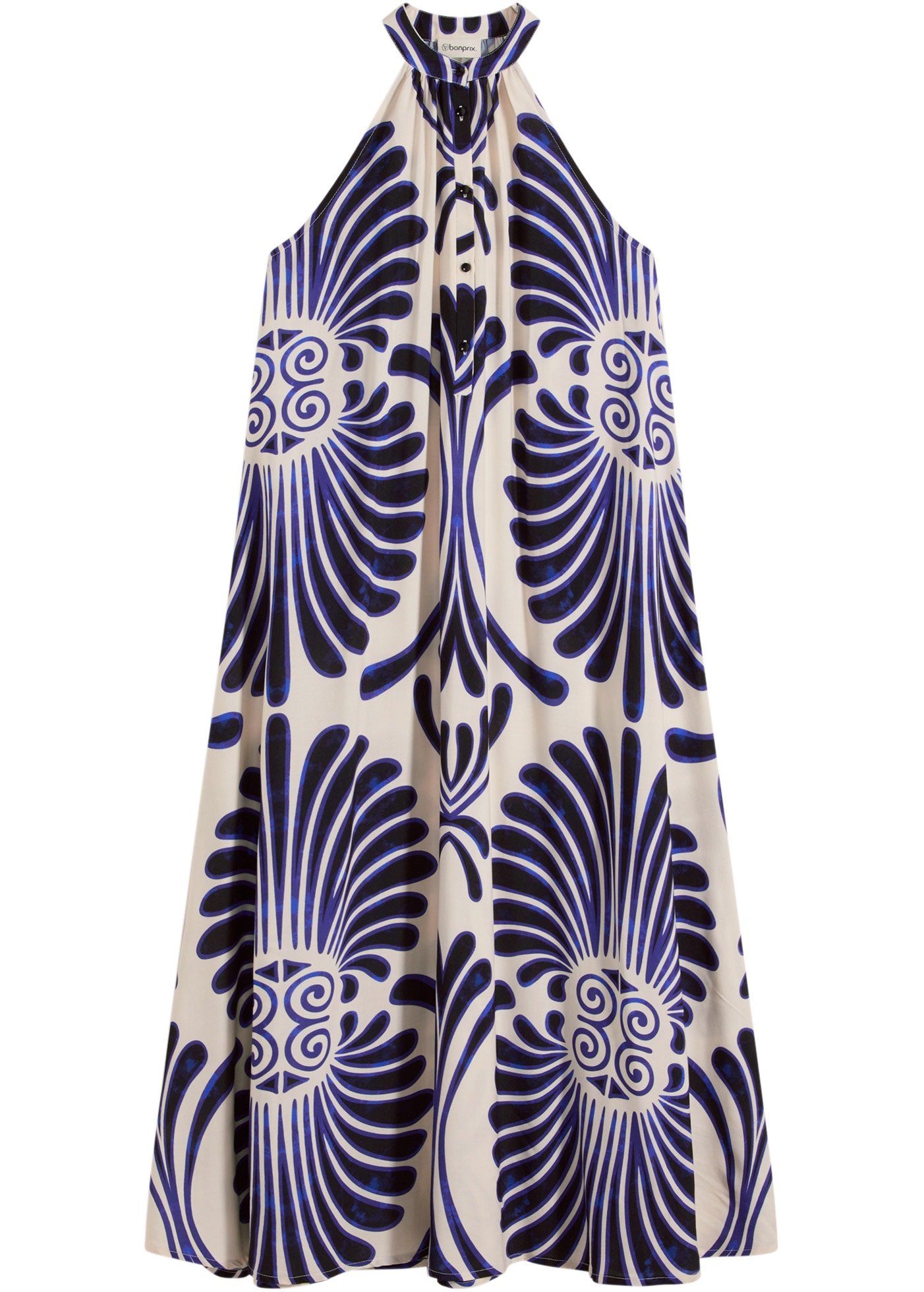bonprix Maxikleid für Frühjahr und Sommer, aus Viskose, lässiger Schnitt