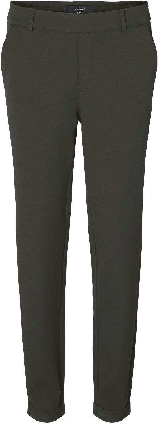 Vero Moda Anzughose »VMMAYA MR LOOSE SOLID PANT NOOS«, knöchelfreie Form mit Saumaufschlag