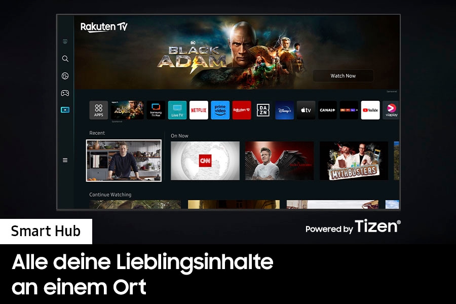 Samsung LED-Fernseher, 214 cm/85 Zoll, Smart-TV, PurColor, Crystal Prozessor 4K, Smart Hub & Gaming Hub