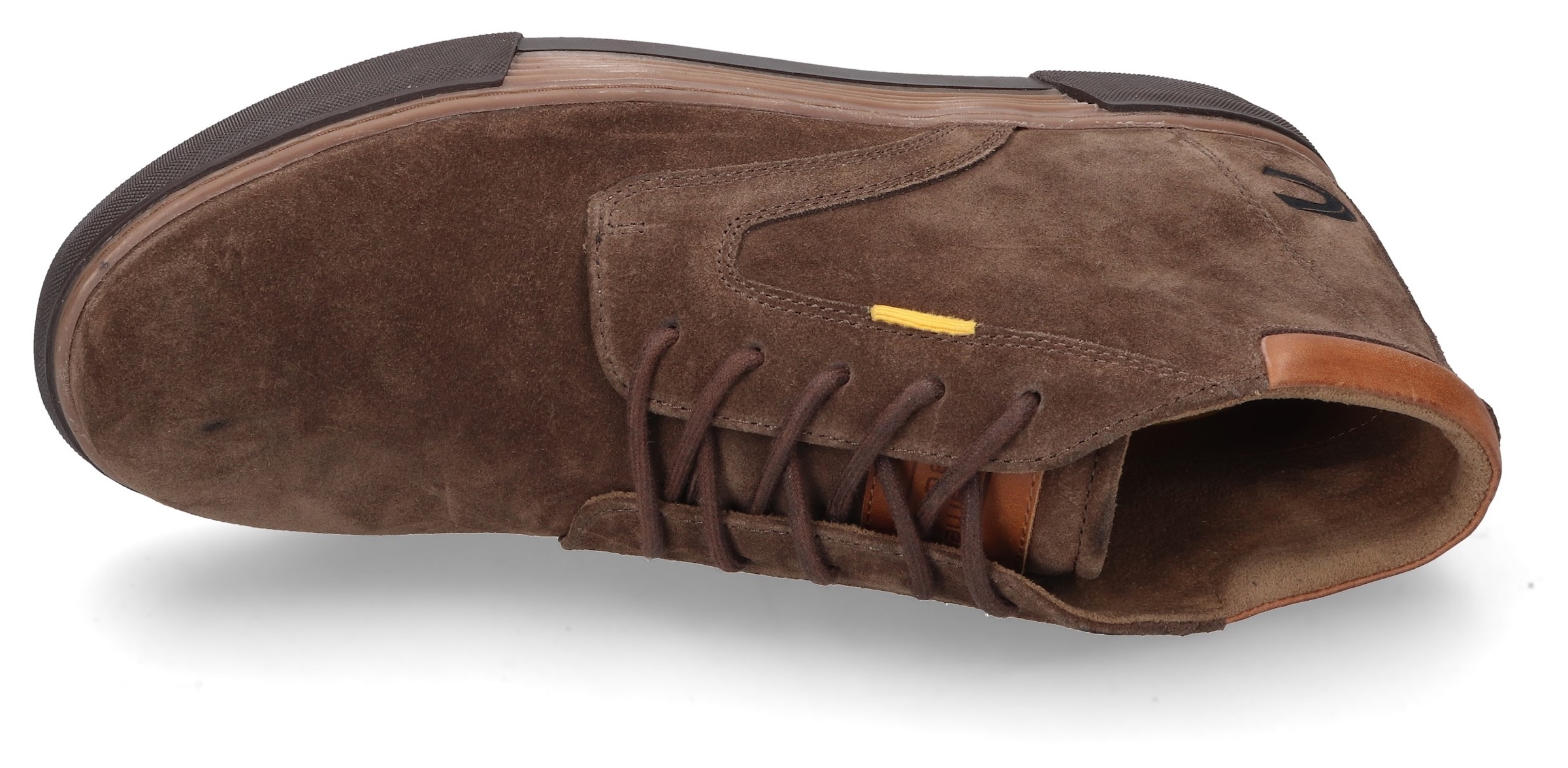 camel active Sneaker, Freiteitschuh, Schnürboots, High Top Sneaker mit durchgehender Sohle