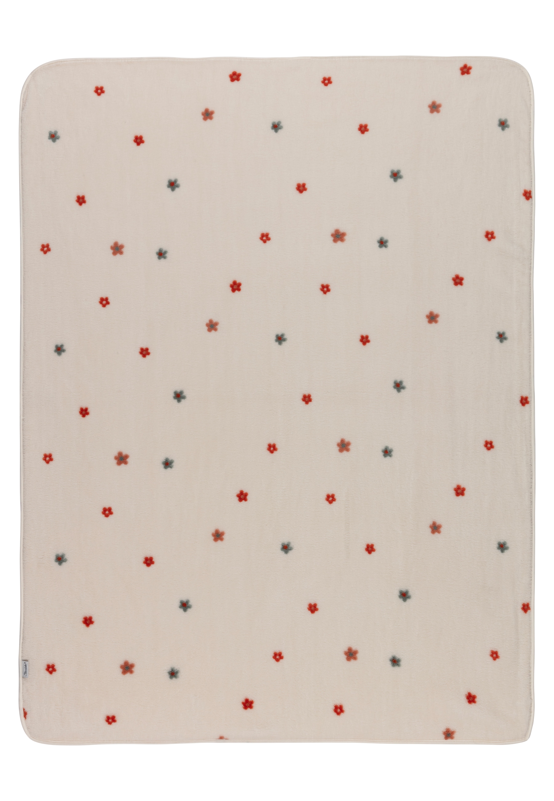 Sterntaler® Babydecke »Babydecke Plüsch BAUERNHOF Blumen«