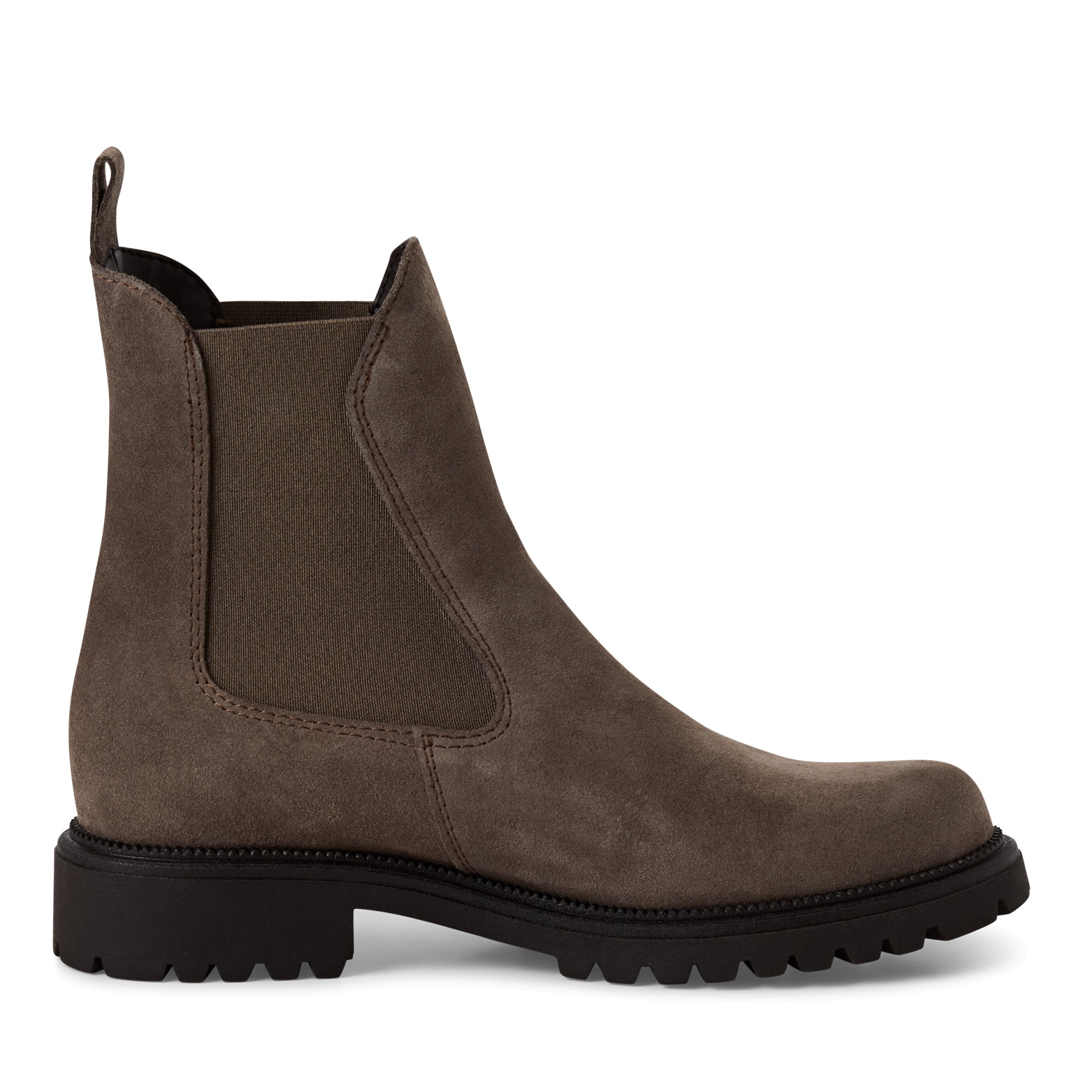 Tamaris Chelseaboots, Blockabsatz, Businessschuh, Schlupfboots mit Stretcheinsätzen