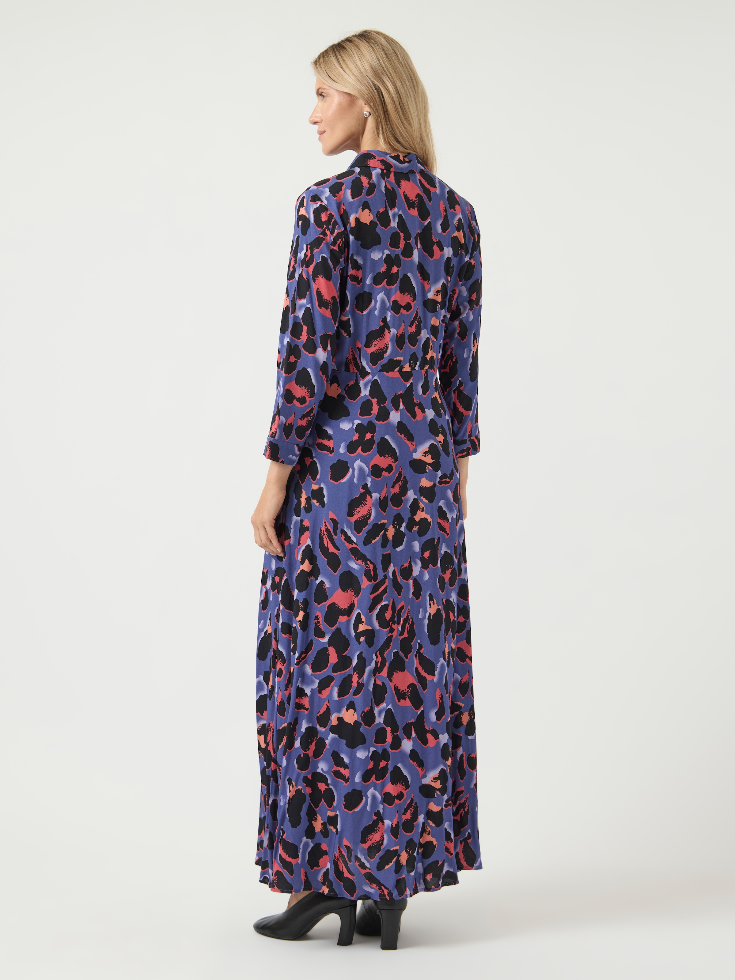 Y.A.S Hemdblusenkleid »YASSAVANNA LONG SHIRT DRESS«, Sommerkleid, mit 3/4 Ärmel