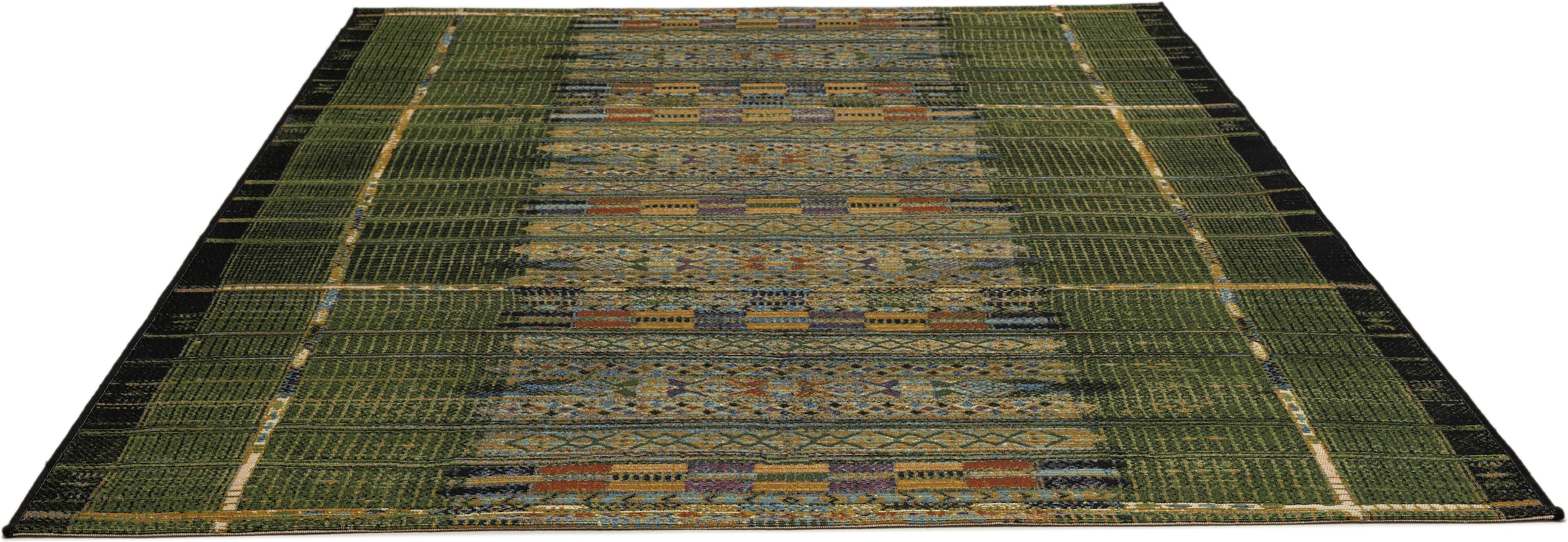 Gino Falcone »Outdoor-Africa 38« rechteckig 5 mm Höhe Flachgewebe, Ethno Style, In- und Outdoor geeignet