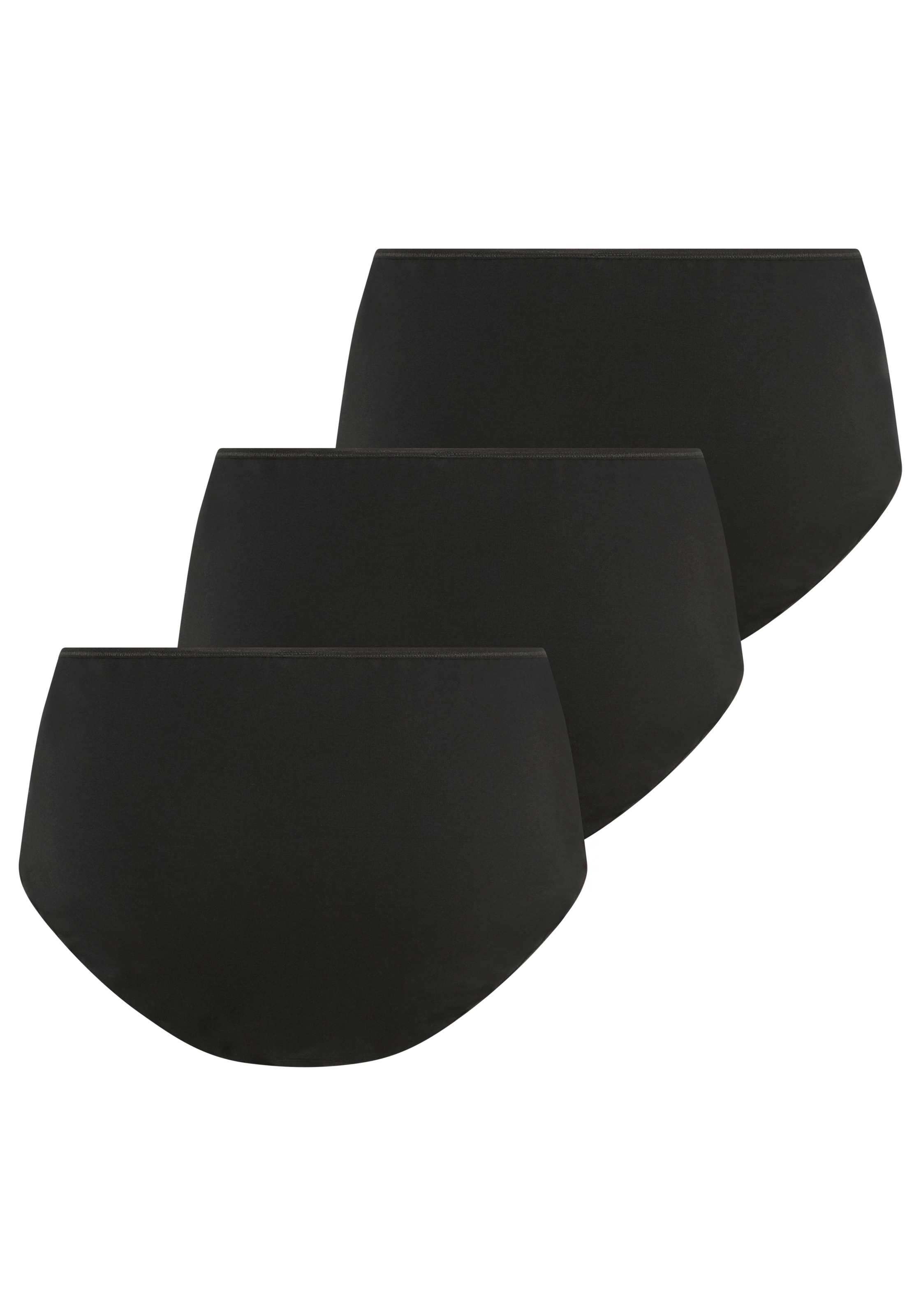 YSABEL MORA Taillenslip 3er Pack,  Spitze, elastisch, weich, formend, Baumwollmix