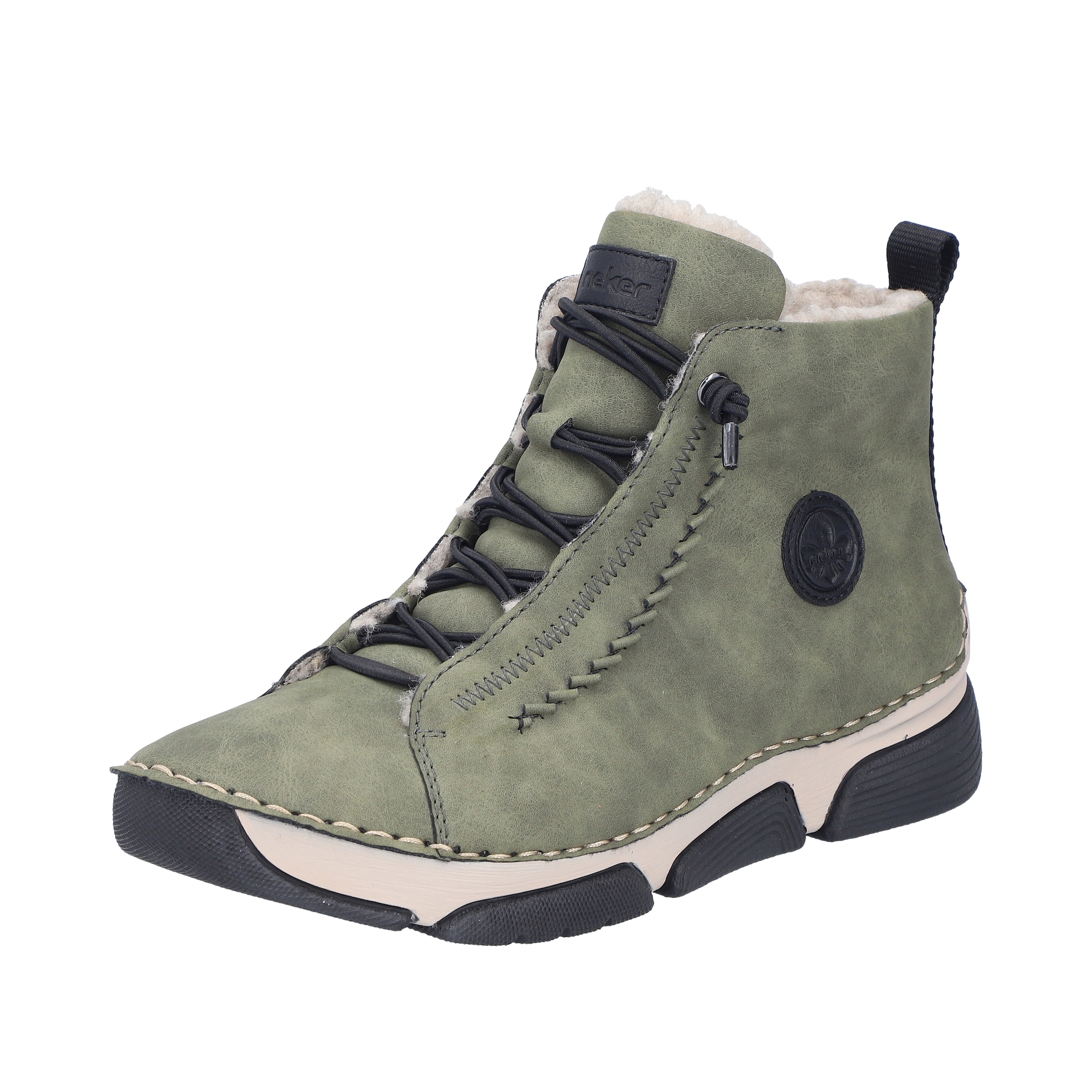 Rieker Winterboots  Winterstiefelette, Outdoorboots, Warmfutter, mit Innenreißverschluss