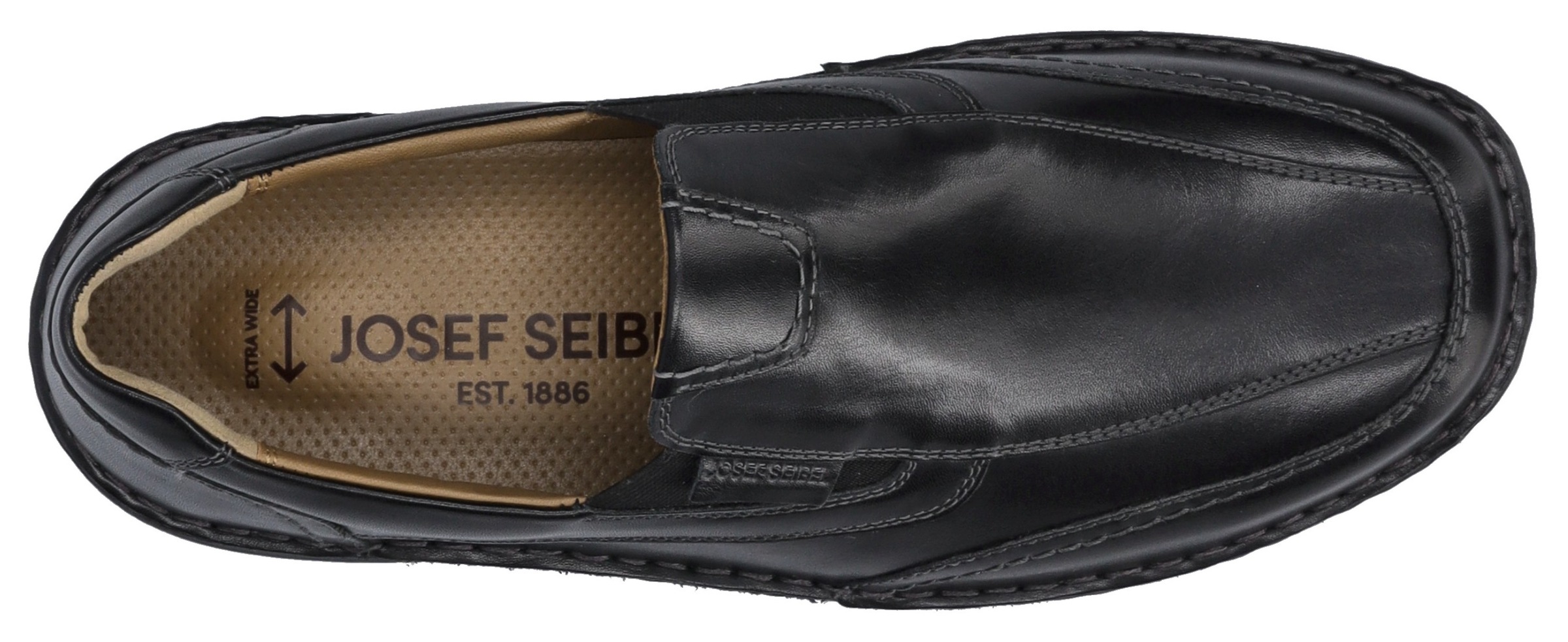 Josef Seibel Slipper »New Anvers 67«, Freizeitschuh, Halbschuh, Komfortschuh mit Wechselfußbett