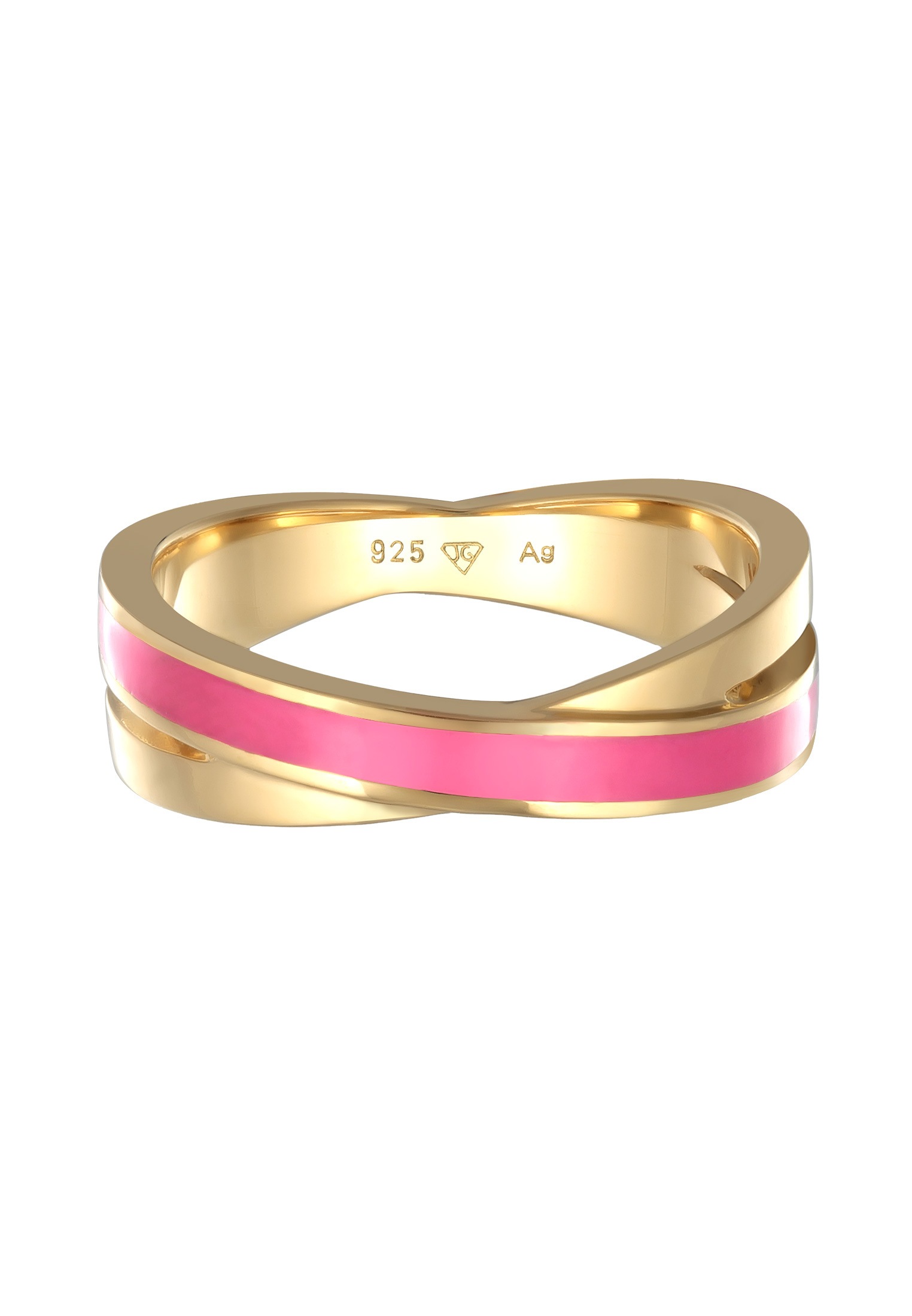 Elli Silberring »Ring Wickelring Emaille 925 Silber«