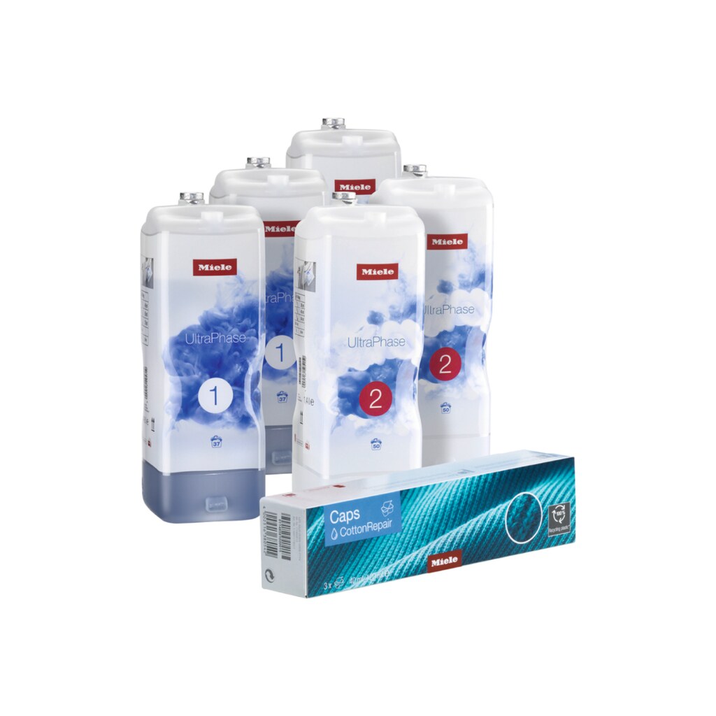 Miele Vollwaschmittel »MIELE Waschmittel Kartusche Set UltraPhase Refresh«, (6 St.)