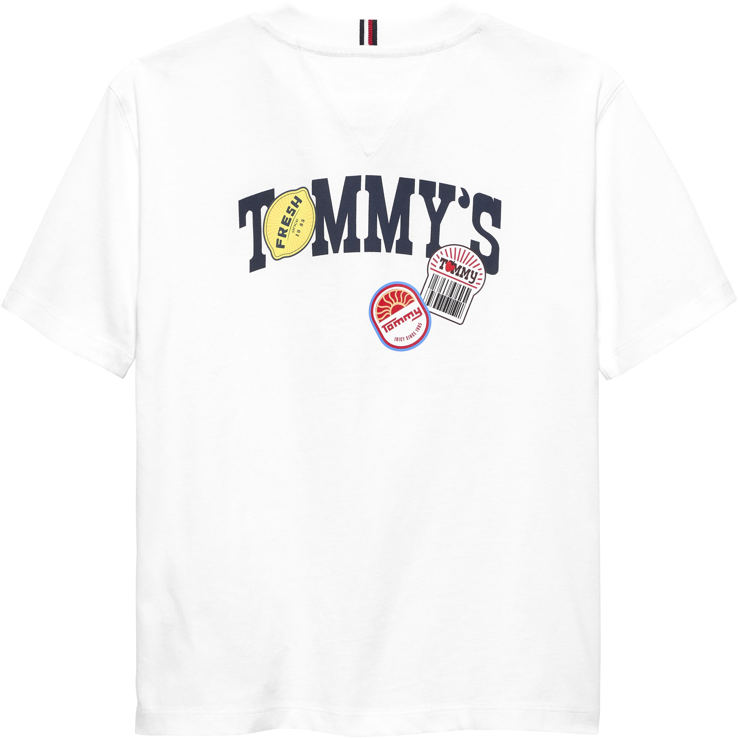 Tommy Hilfiger T-Shirt »STICKER PRINT GRAPHIC T-SHIRT« Kinder bis 16 Jahre, mit Sticker-Print