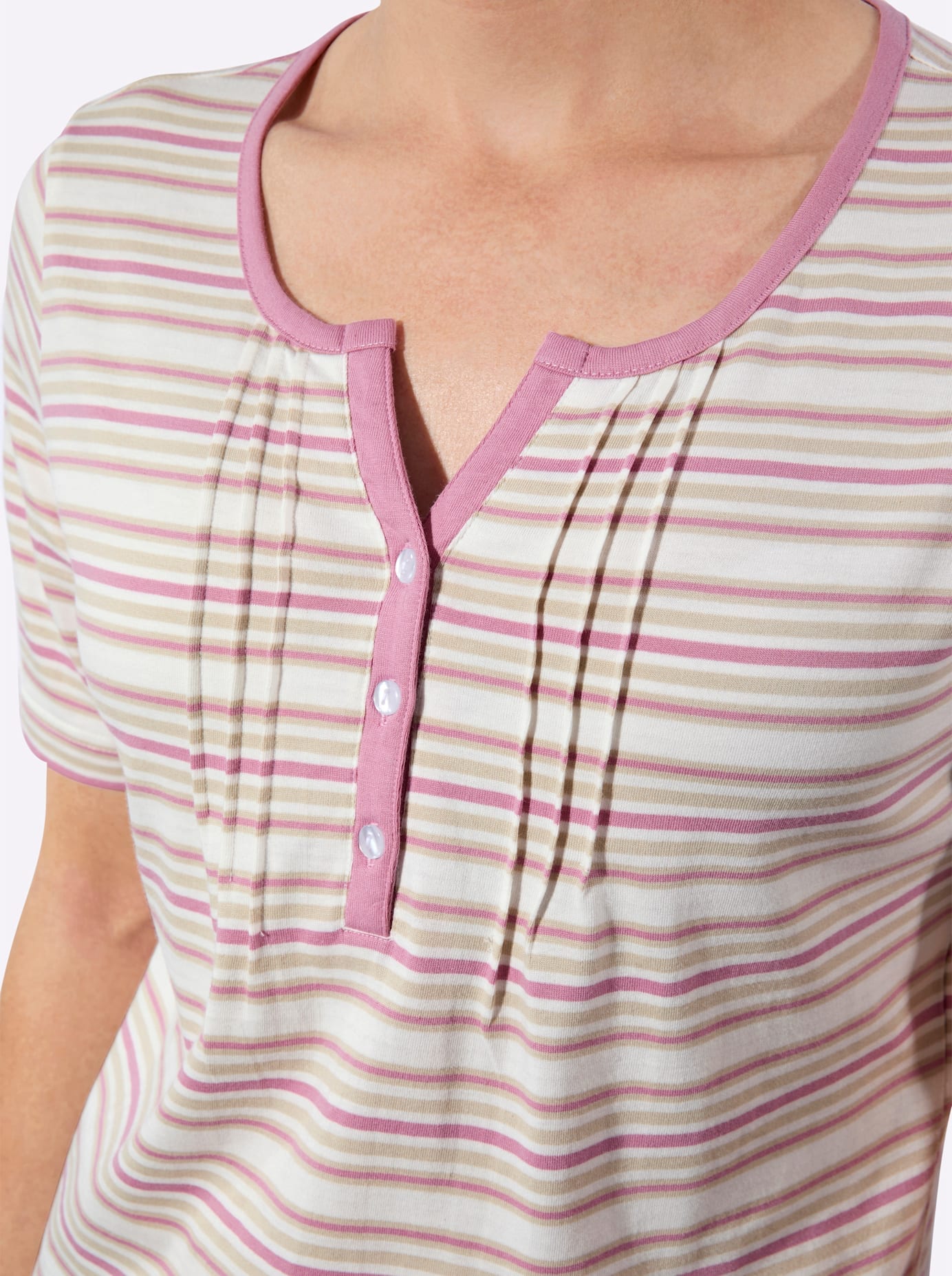 Classic Basics Rundhalsshirt »Ringelshirt«, 1 tlg.
