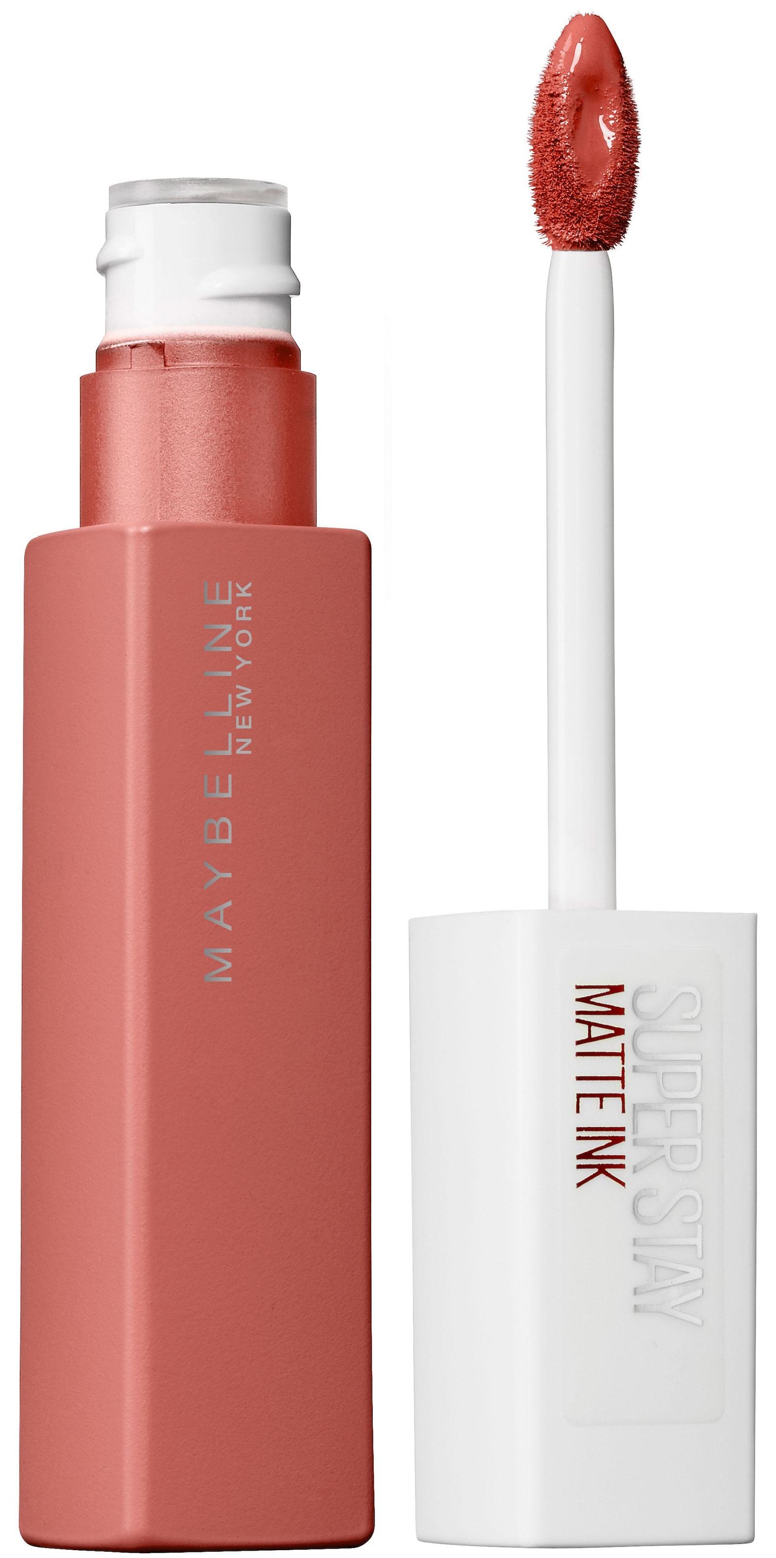 MAYBELLINE NEW YORK Lippenstift »Super Stay Matte Ink Nude«, mit natürlichen Inhaltstoffen