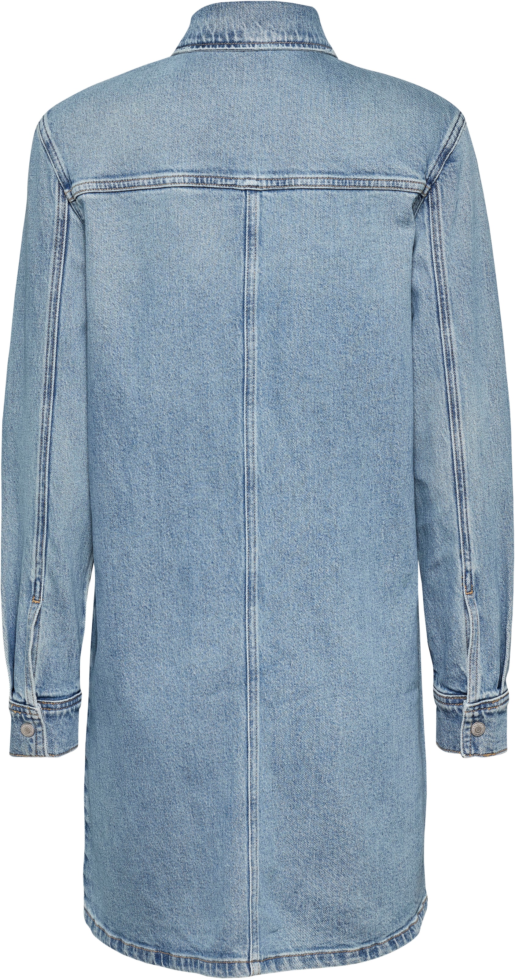 Tommy Jeans Blusenkleid »ALINE LS DRESS CH6119 EXT«, mit Tommy Jeans Flagge