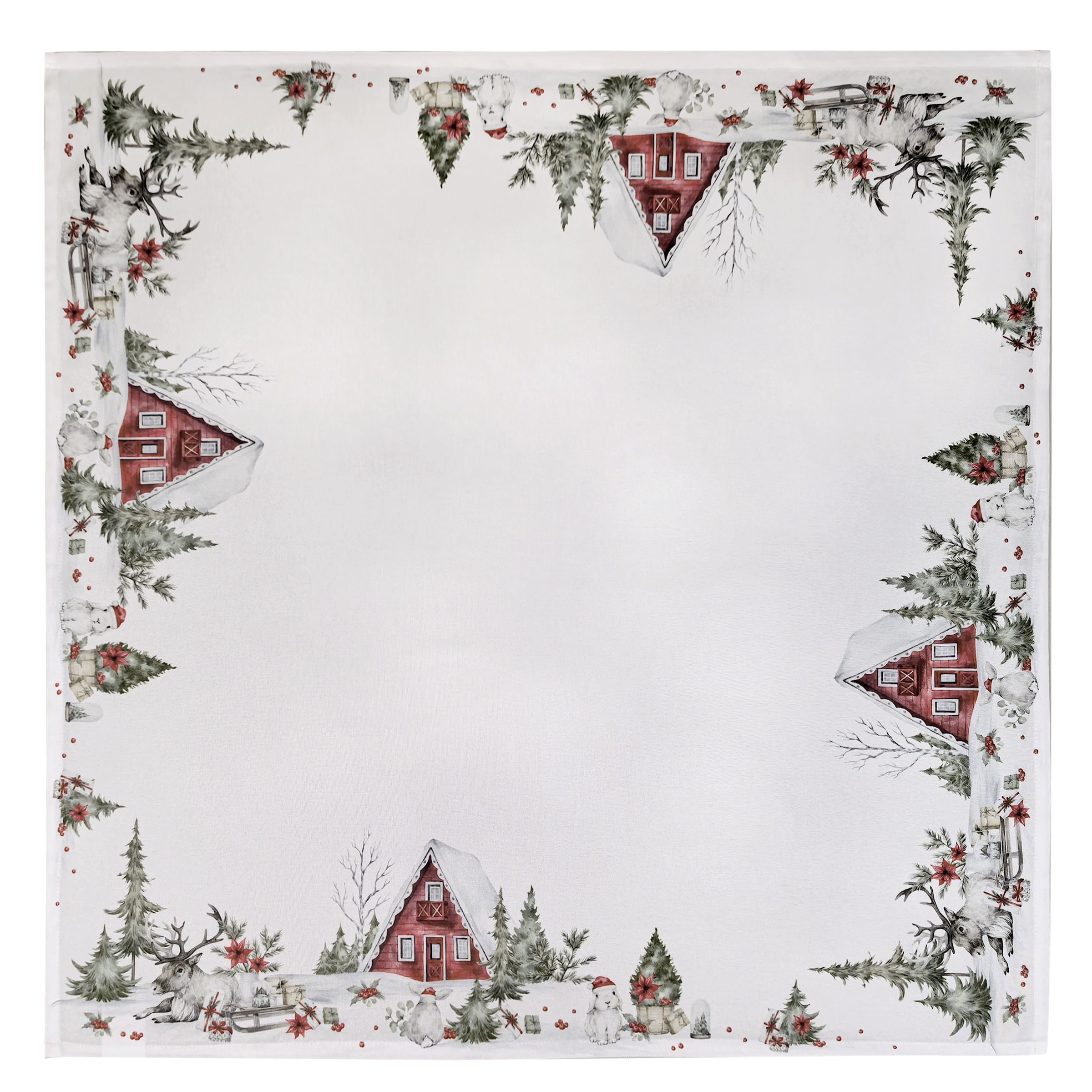 OTTO home Tischdecke »Lealux« Deko, Esszimmer, Wohnzimmer, bedruckt, festlich, weihnachtlich