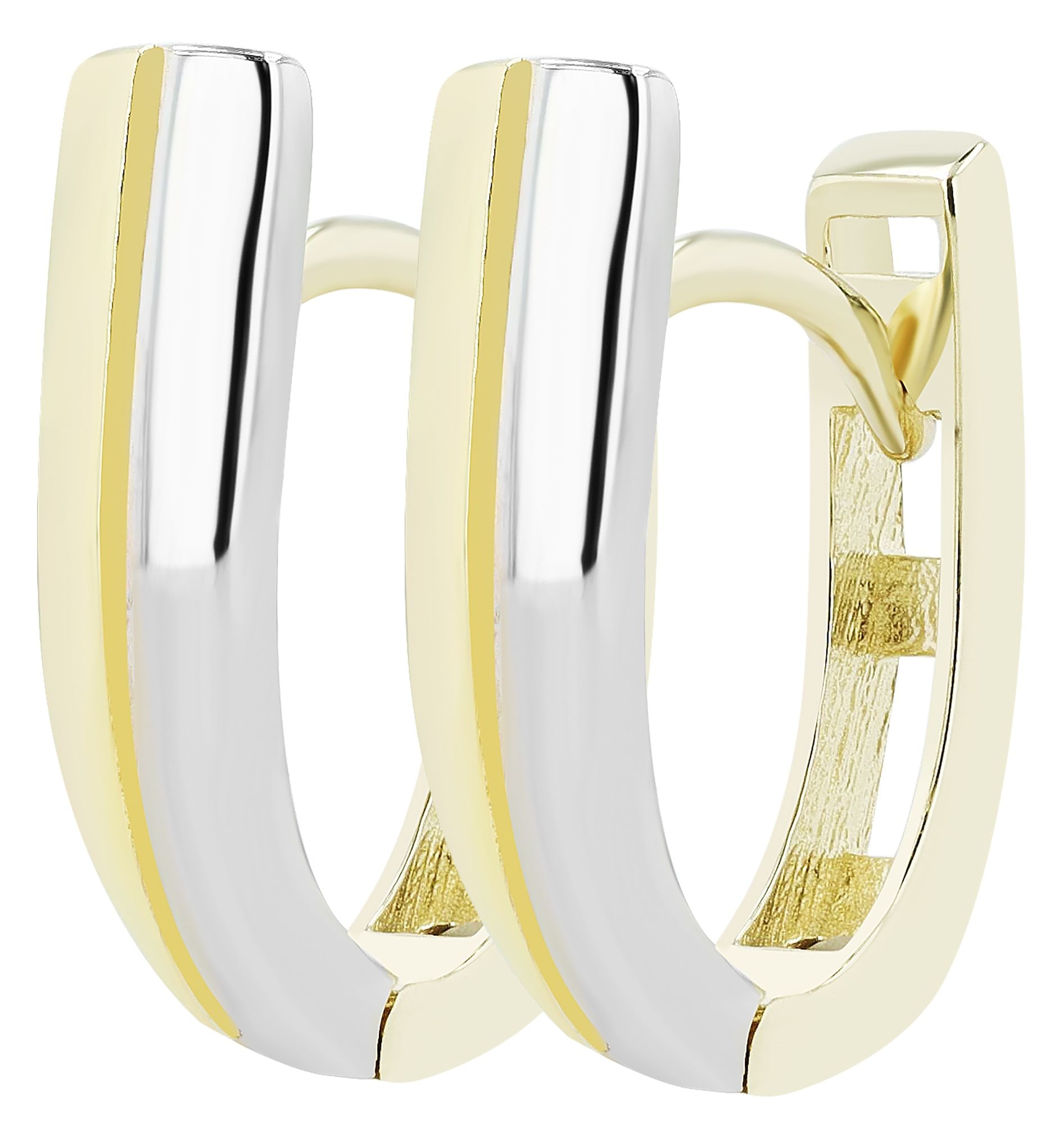 Adelia´s Paar Creolen »Damen Ohrringe ¿ Klappcreole aus 333 Gold«