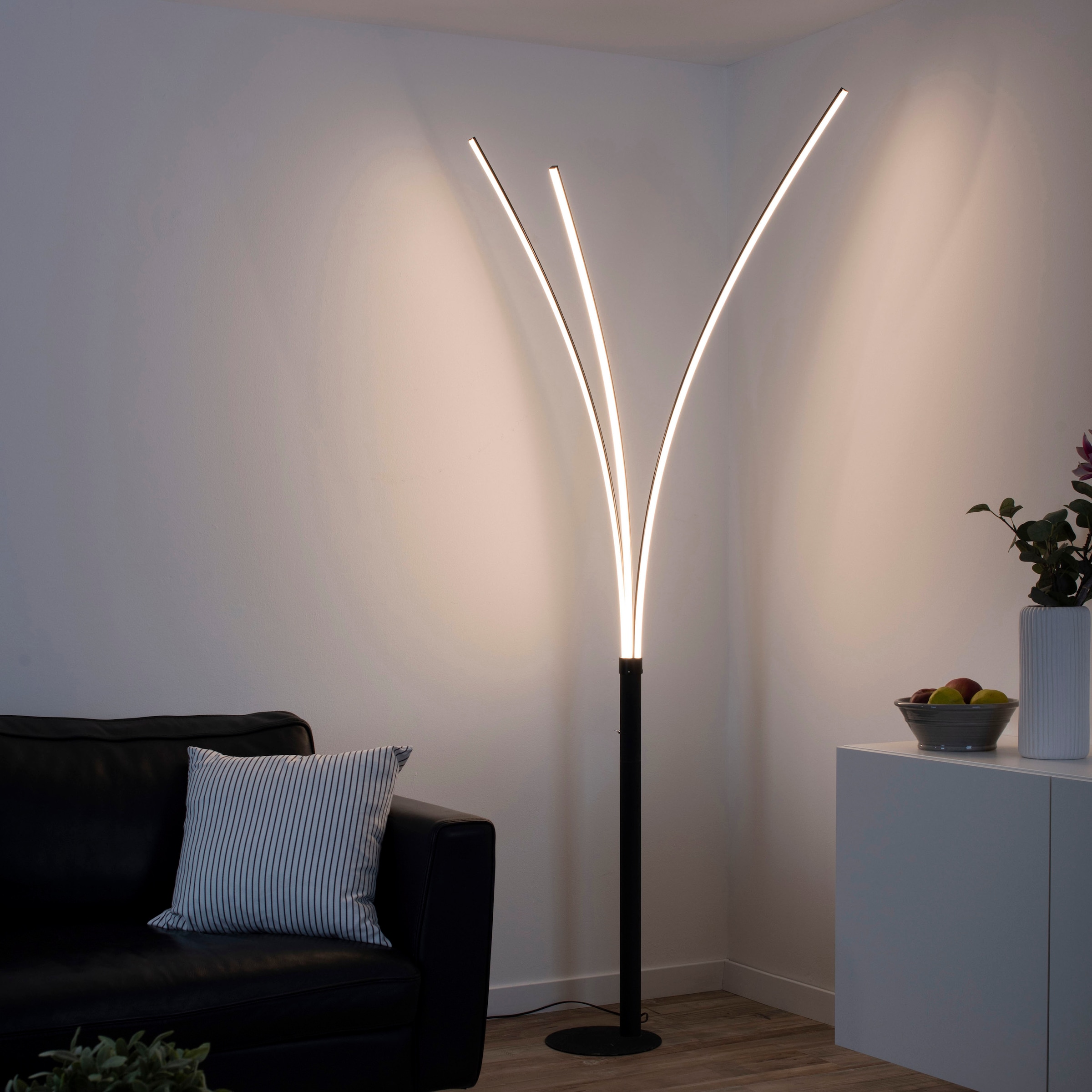 Stehlampe »MAJA«, 3 flammig, Leuchtmittel LED-Board-LED-Board-LED-Board | LED fest...