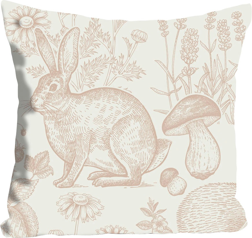 queence Dekokissen »Henning« mit einem Häschen