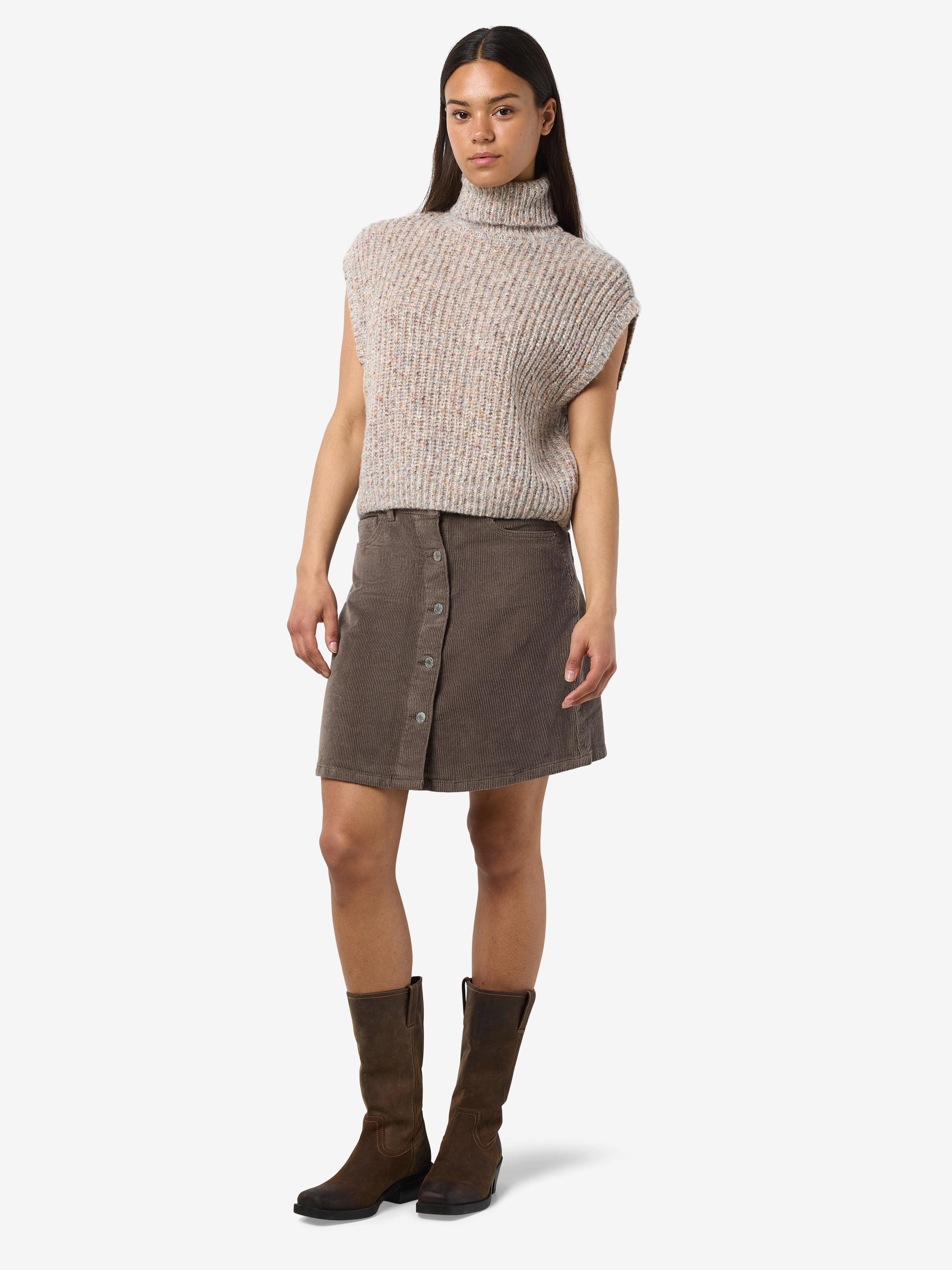 Noisy may Cordrock »NMRONNIE NW A SHAPE SKIRT CORDUROY NOOS«