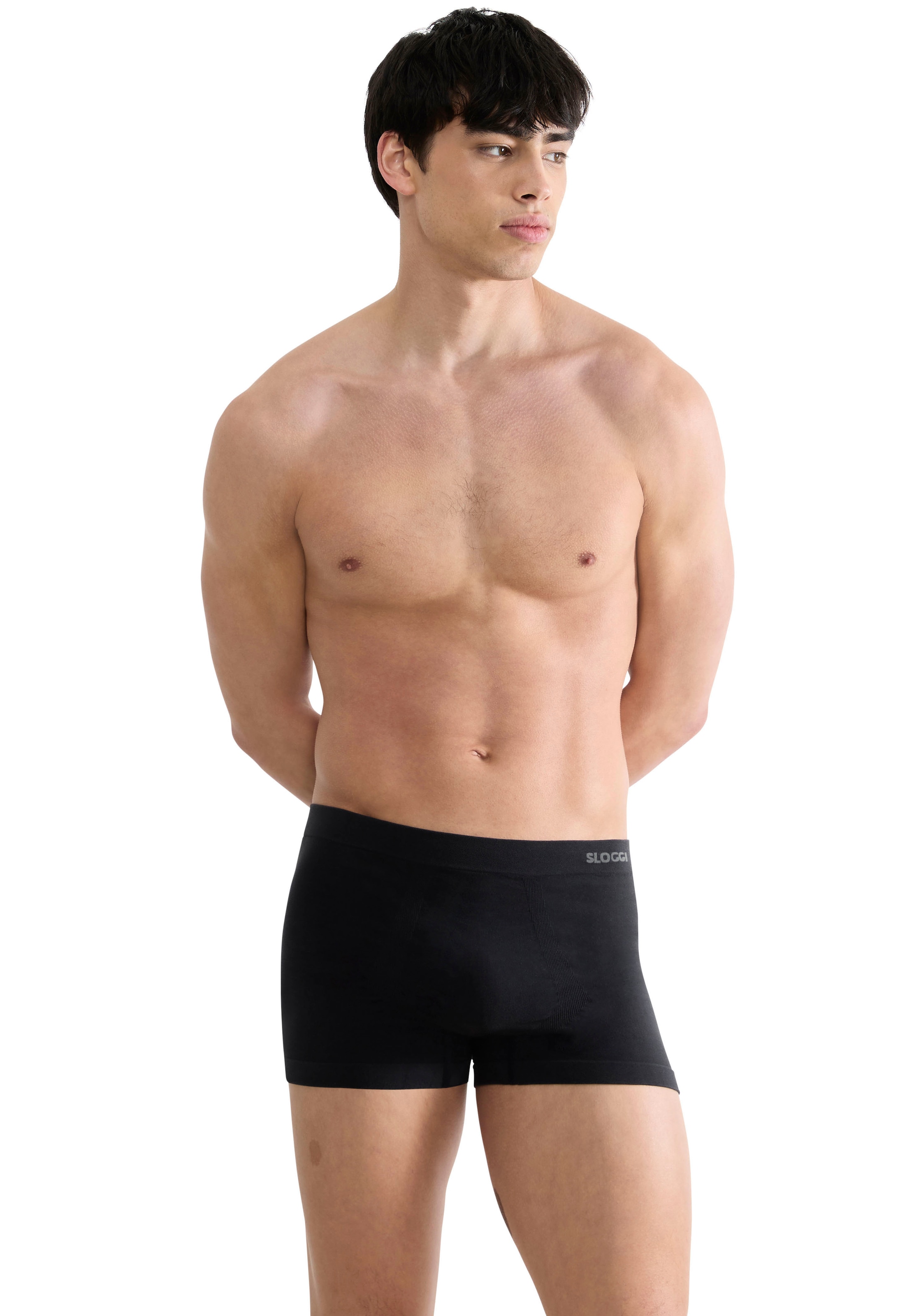 sloggi Hipster »Men GO Smooth« Packung, 2er Pack, 2 Stk. tlg., nahtlos, atmungsaktiv, Baumwoll-Mix, elastischer Bund
