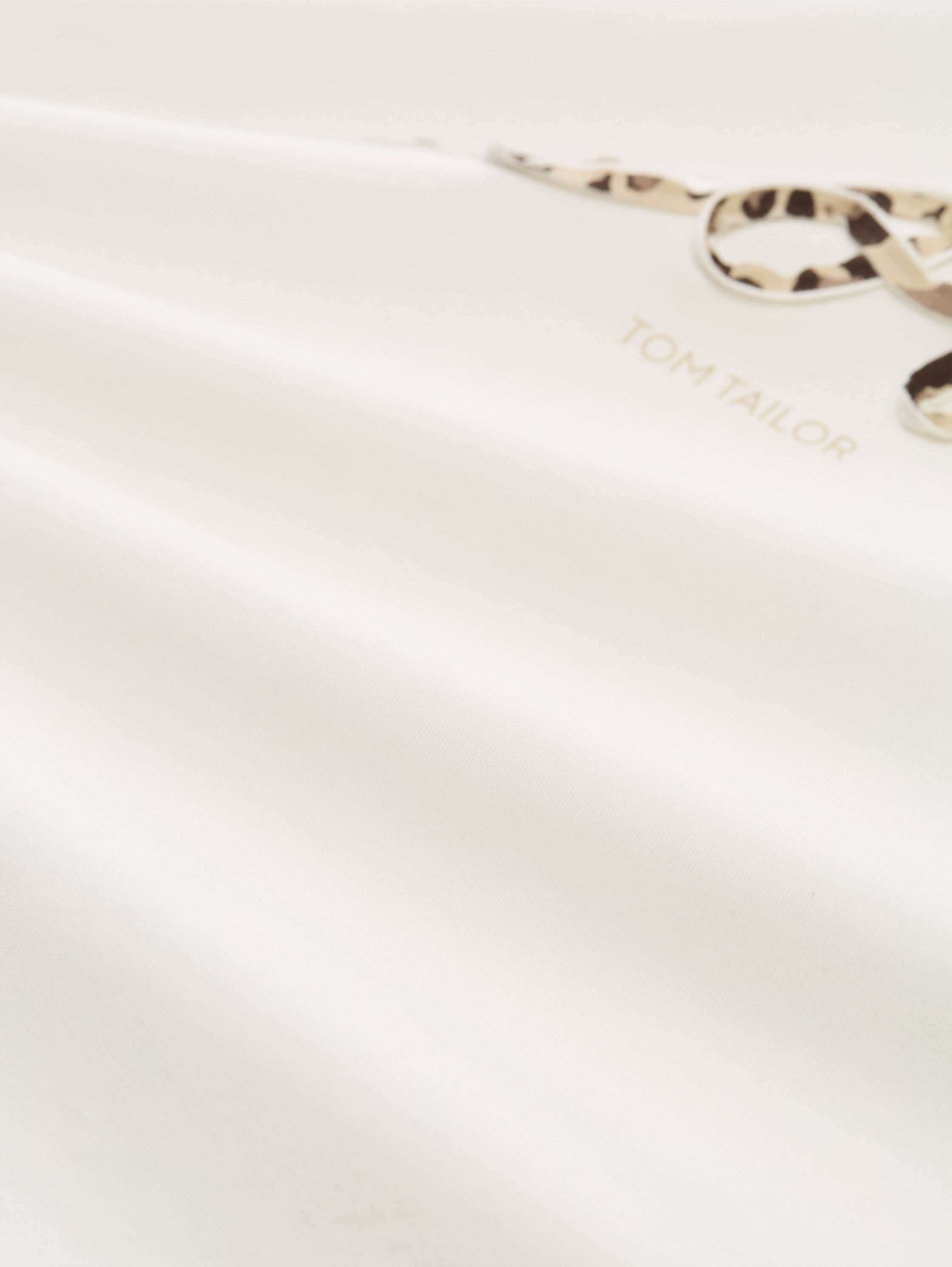TOM TAILOR Kurzarmshirt Sommershirt mit Prints und Rundhals