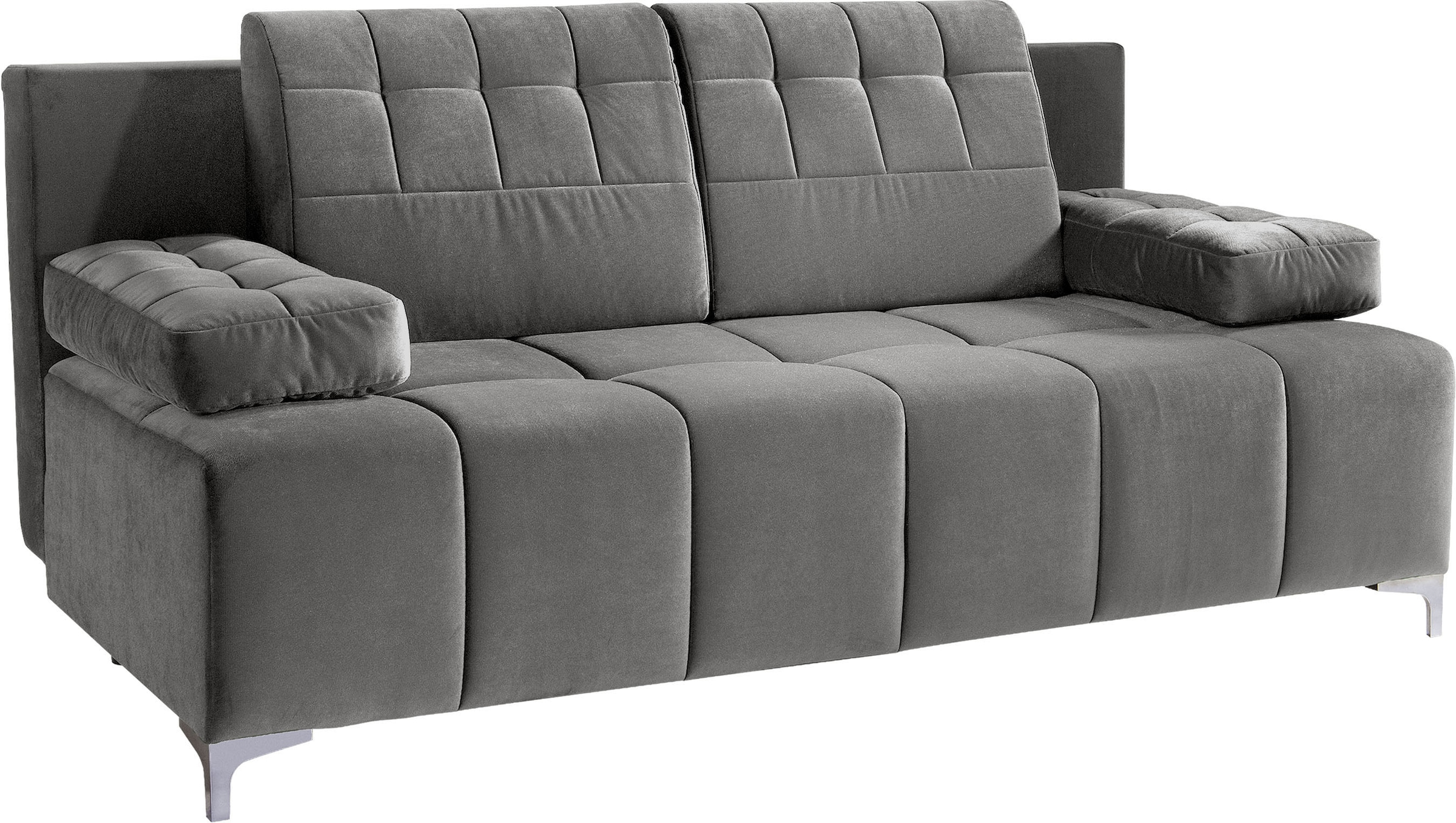 exxpo - sofa fashion 3-Sitzer »Schlafsofa mit Bettfunktion, Bettkasten, mit Federkernpolsterung«, bequem, mit hochwertigem Funktionsbeschlag für mehr Komfort