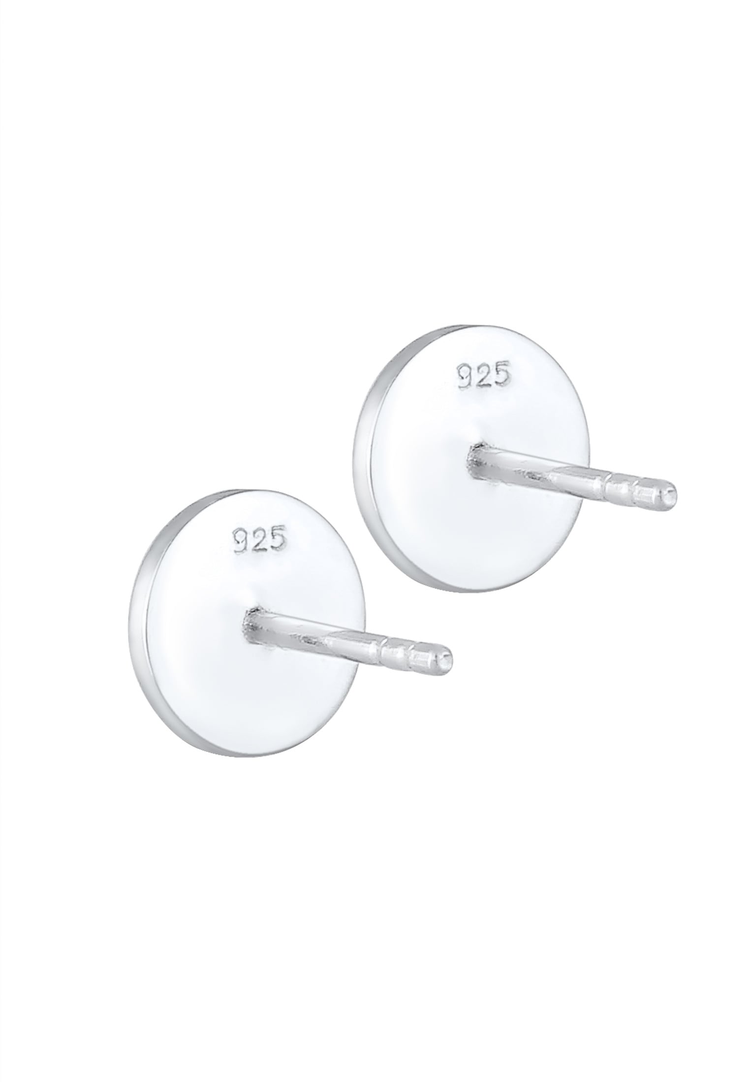 Kuzzoi Paar Ohrstecker »Ohrringe Ohrstecker Plättchen 925 Sterling Silver«