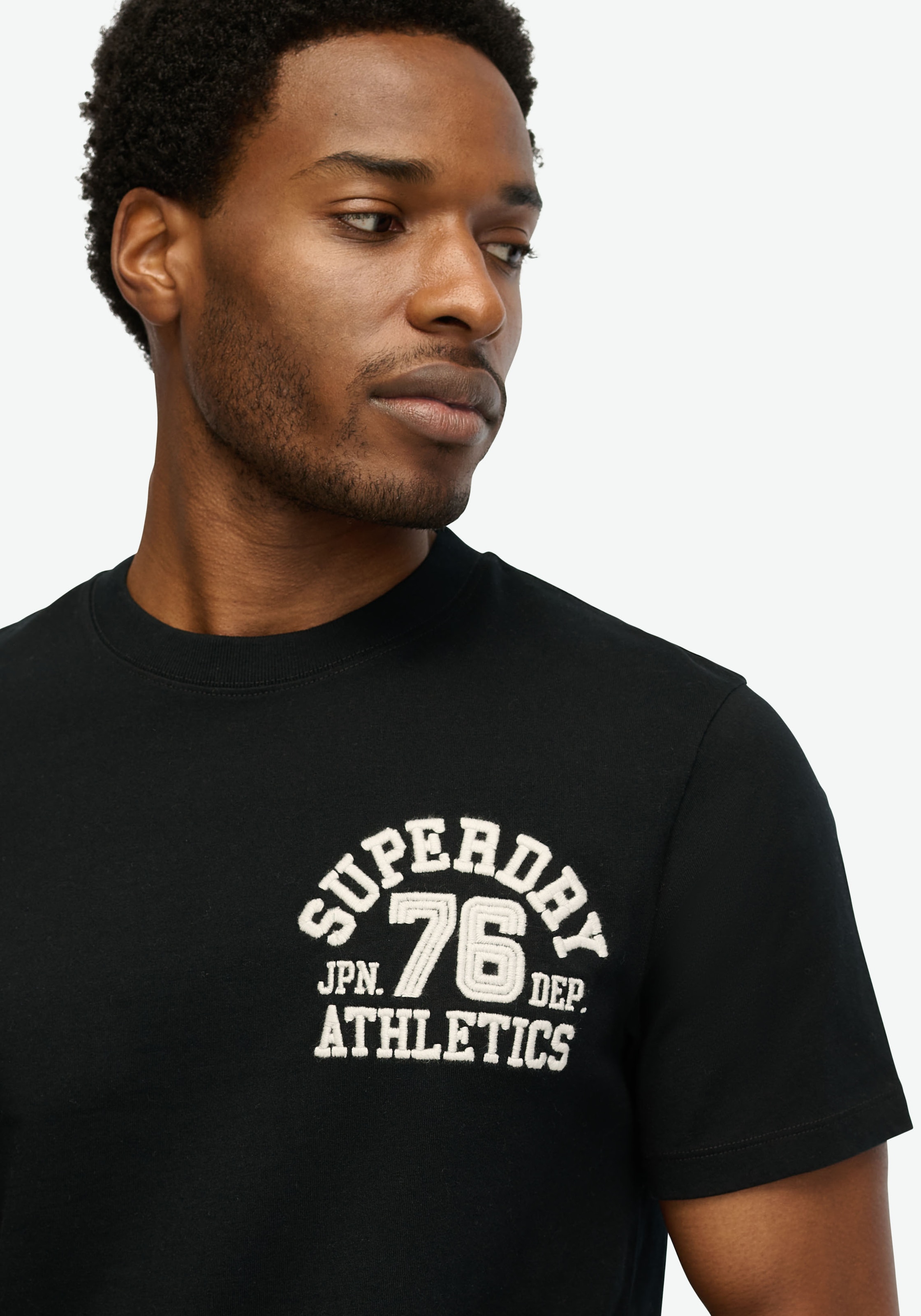 Superdry Kurzarmshirt »EMBROIDER SUPERSTATE LOGO TEE«