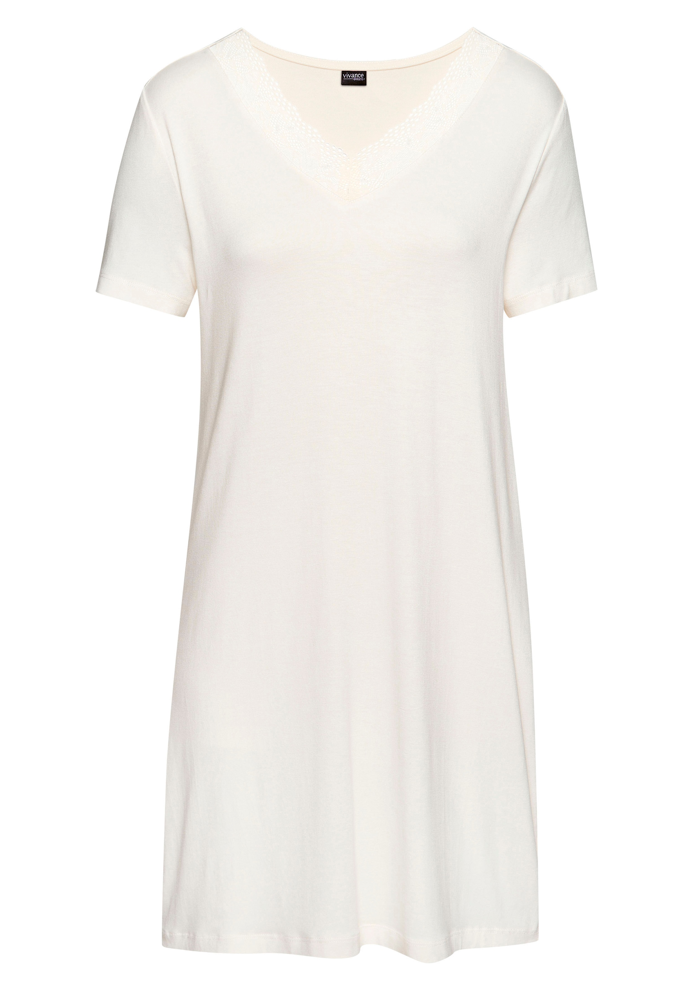 Vivance Dreams Nachthemd mit Spitzenkante