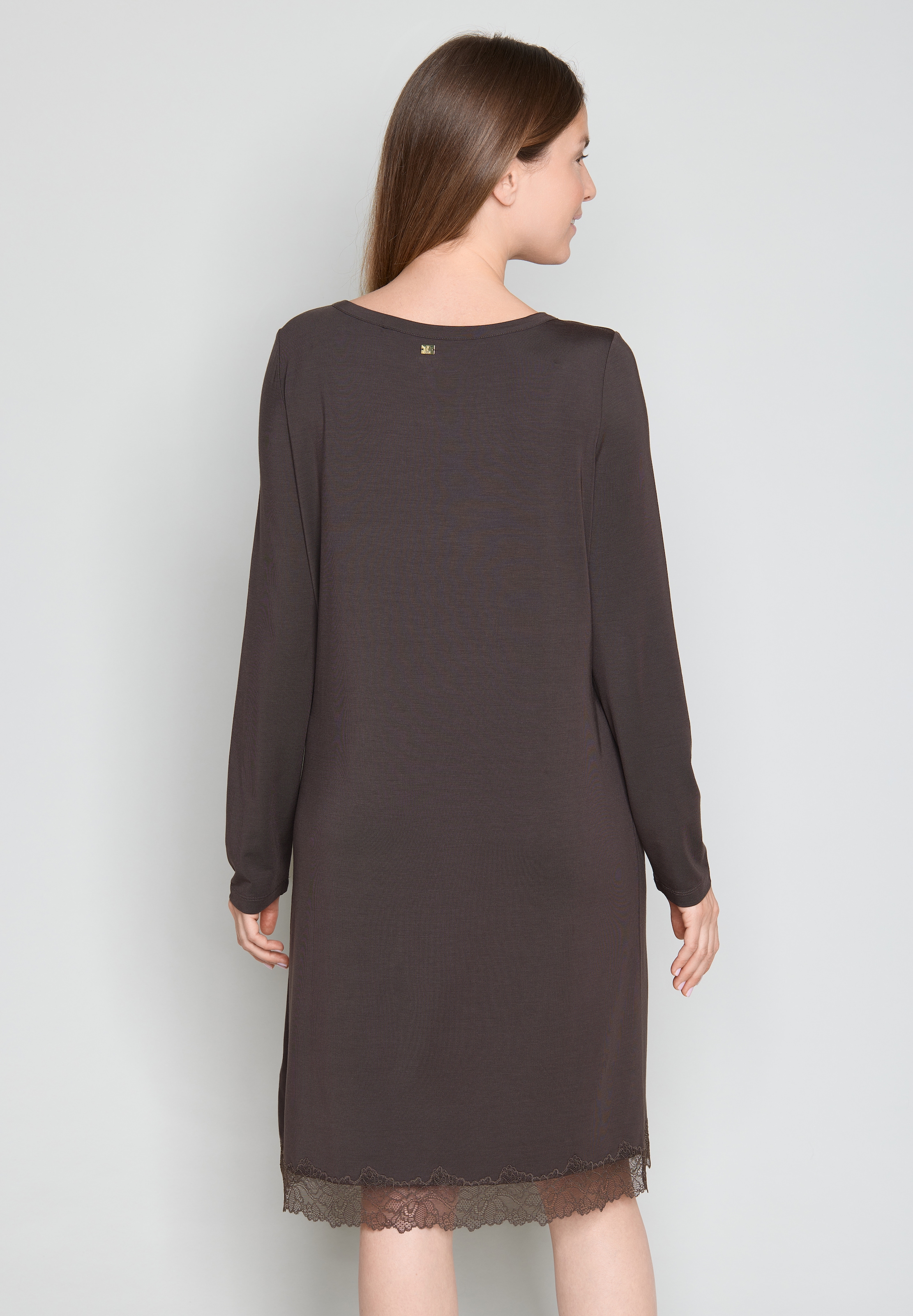 JOOP! Nachthemd Lightdress-Form, mit Spitzendetails