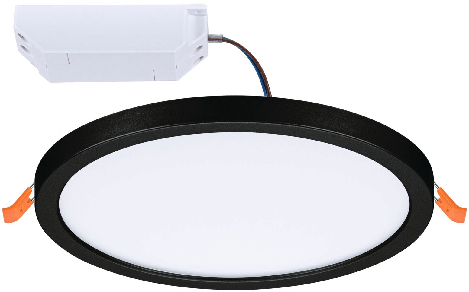 Paulmann LED Einbauleuchte »LED Einbaupanel VariFit Areo IP44 rund 175mm 4000K Schwarz«, 1 flammig, LED Einbaupanel VariFit Areo IP44 rund 175mm 4000K Schwarz