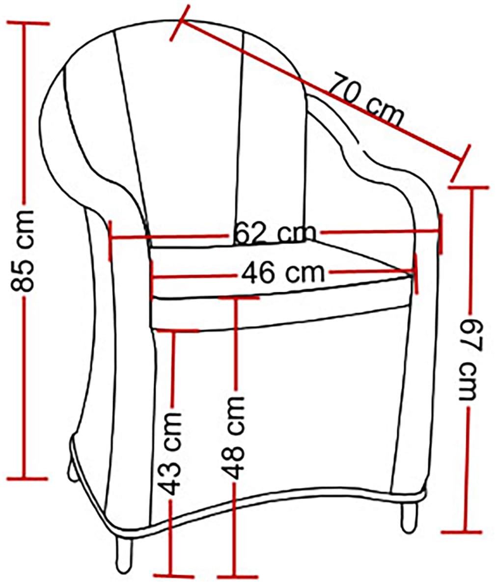 Destiny Garten-Essgruppe »MALAGA SAN MARINO 4 Se + Tisch OV 180x90cm holzf./ natur meliert« Set,  Aluminium, Polyrattan, Polywood