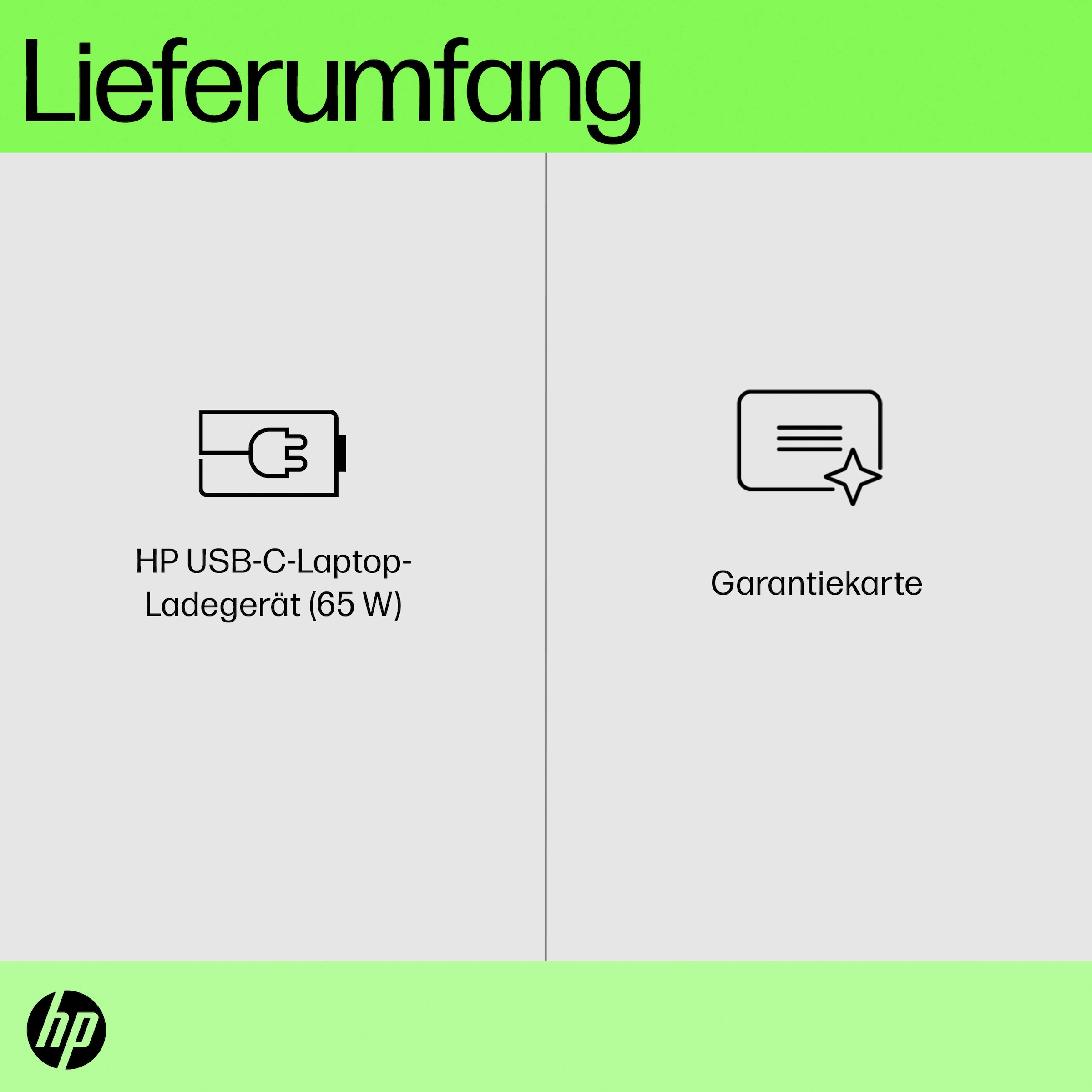HP Notebook-Ladegerät »65W USB-C Laptop Charger« 1 Stk. tlg.