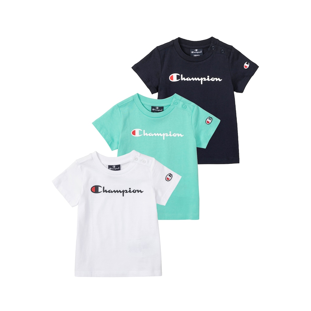 Champion T-Shirt »Toddler Classic 3 pack T-Shirt«, (Packung, 3 tlg.)