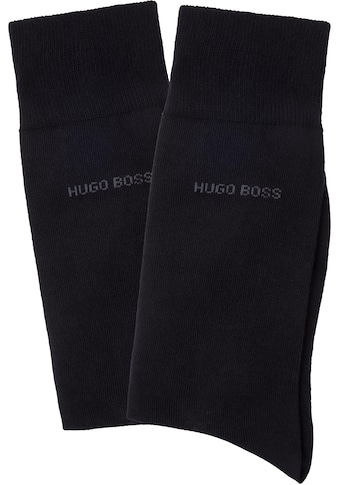 Boss Socken »2P RS Uni«, (2 Paar), mit gerippten Bündchen kaufen