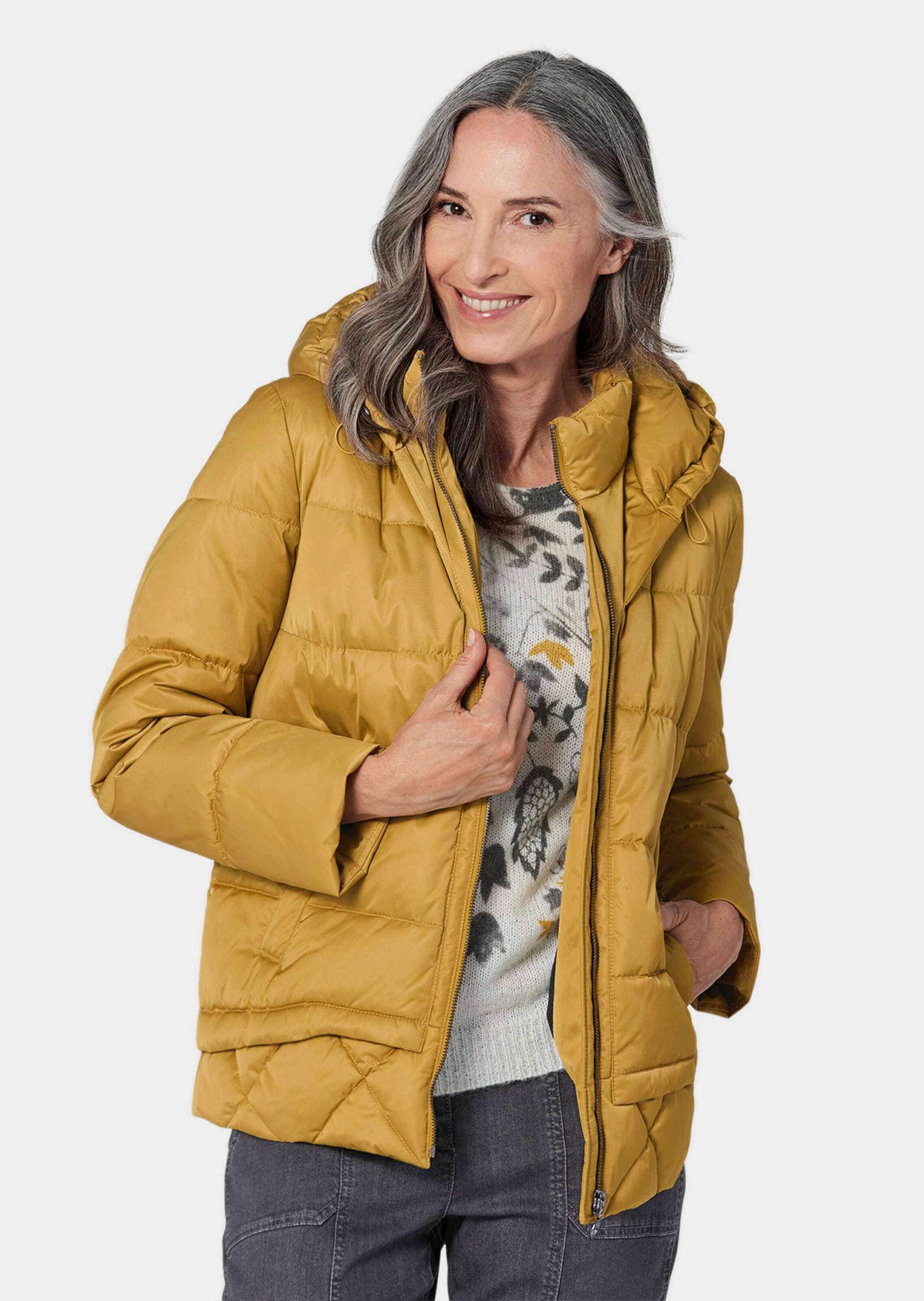 GOLDNER Kurzjacke »Steppjacke mit Kapuze«