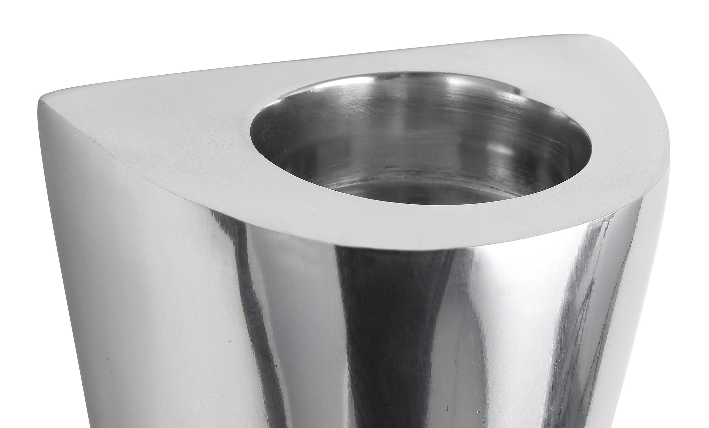 Home affaire Wandkerzenhalter, modern, Aluminium, silber