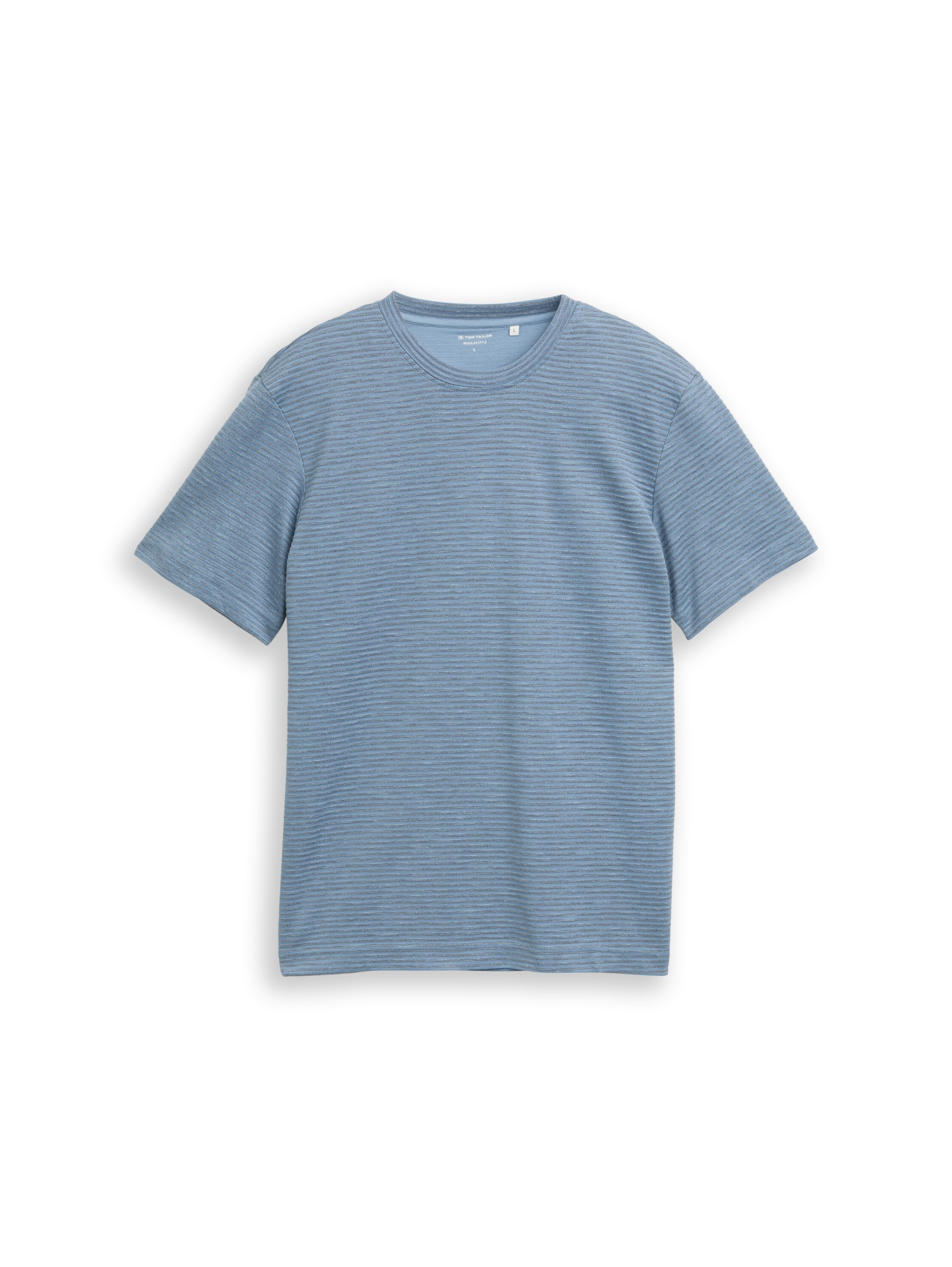 TOM TAILOR Kurzarmshirt Rundhals in Streifen-Optik