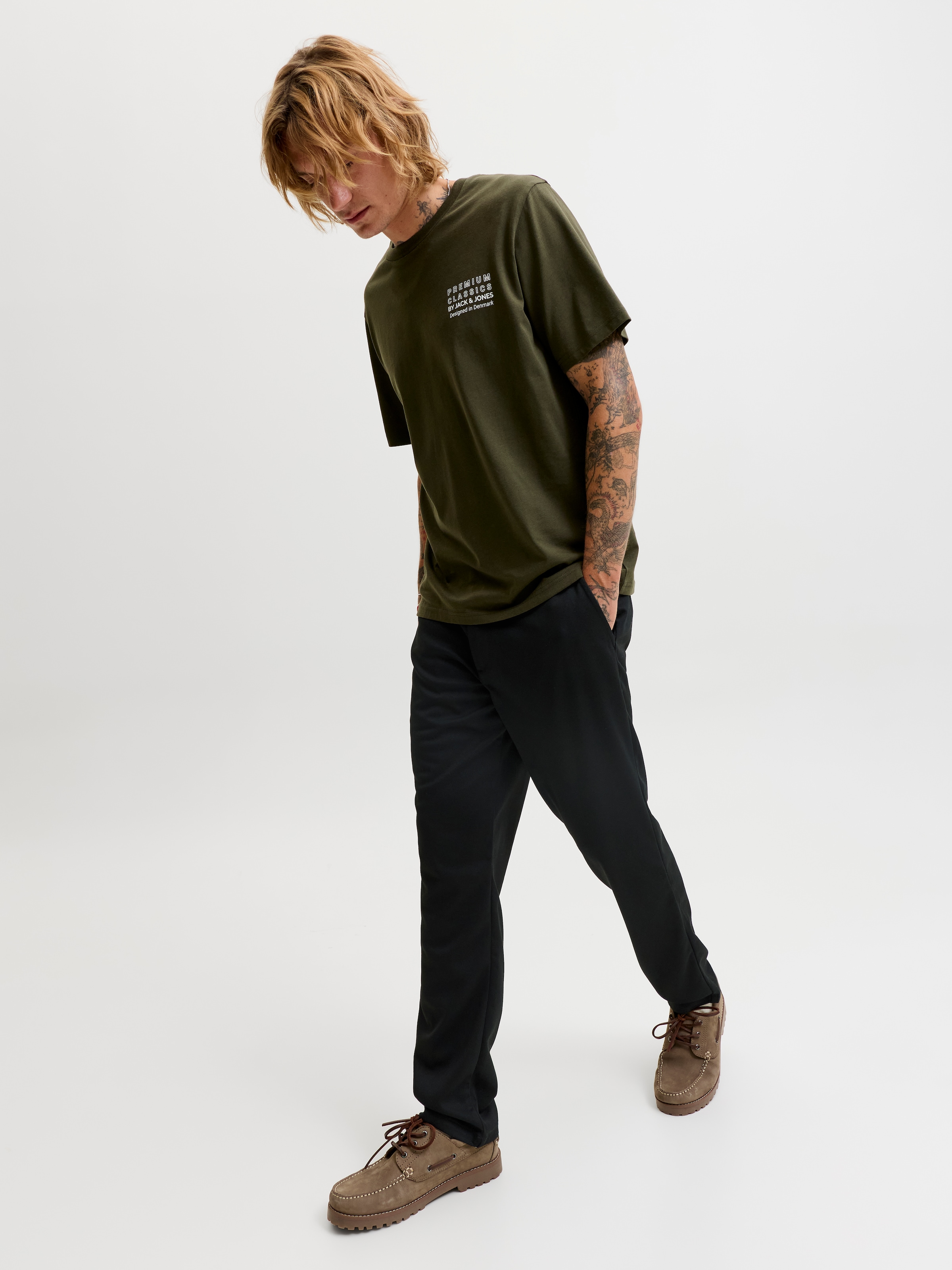 Jack & Jones Chinos »JPSTOLLIE DEVON CHINO NOOS«  Materialmix,