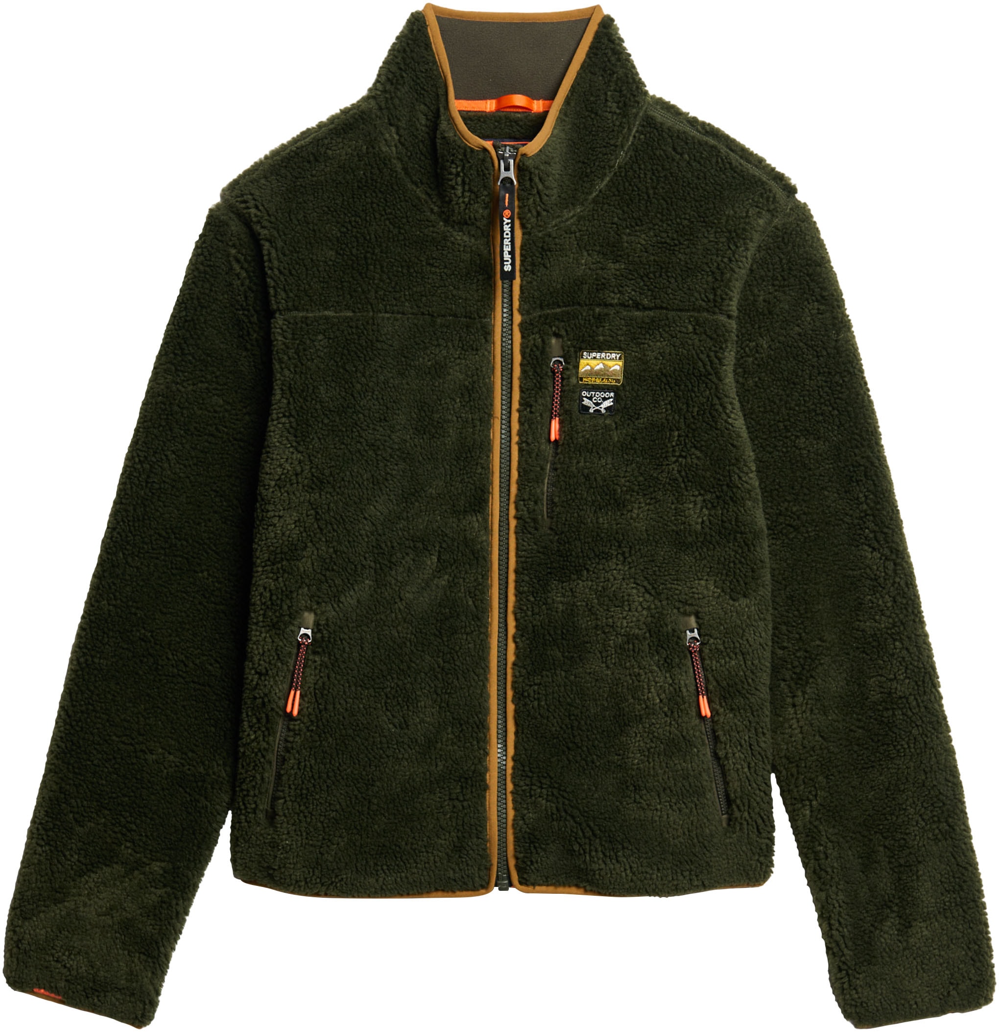 Superdry Fleecejacke »OUTDOOR FULL ZIP FLEECE«, ohne Kapuze