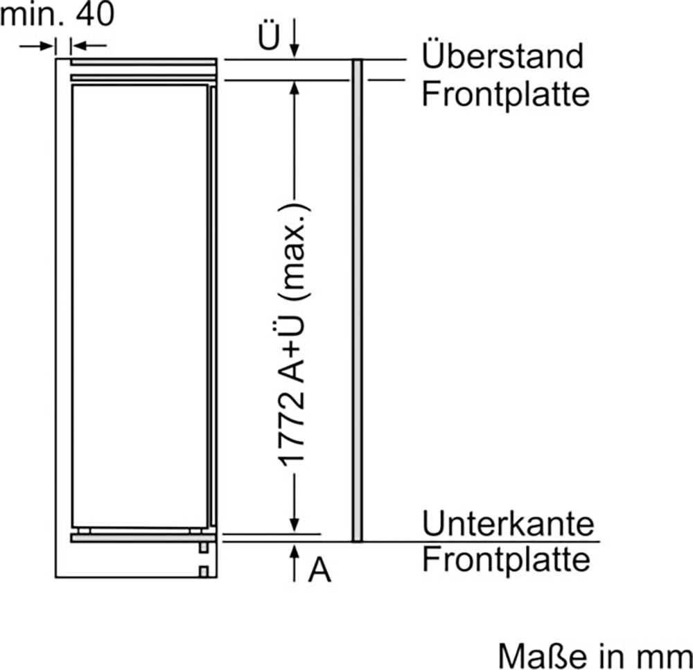Constructa Einbaukühlschrank »CK181NSE0«
