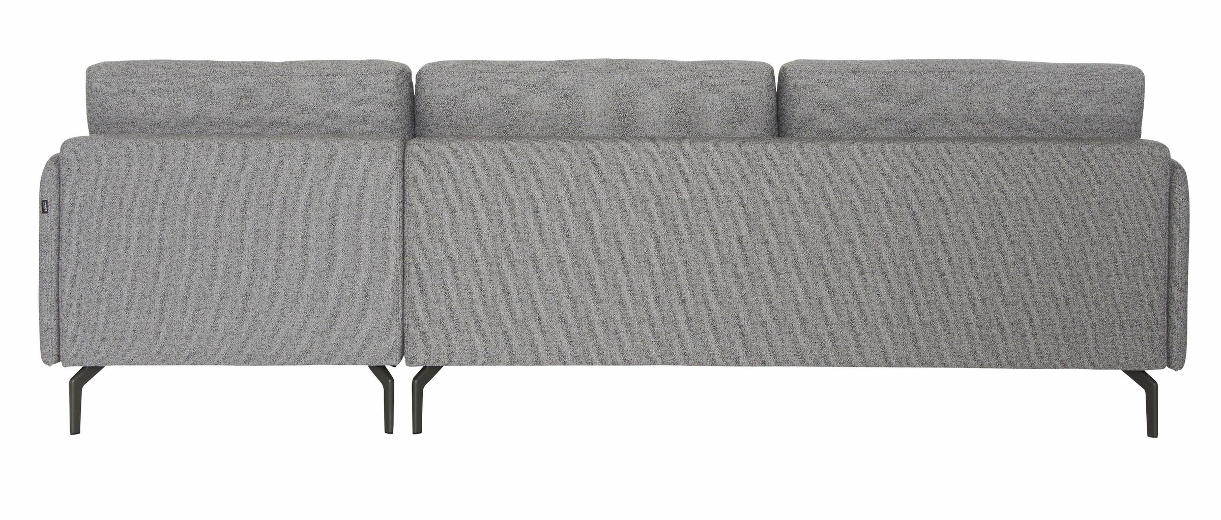 Creation BY ROLF BENZ Ecksofa »CR.450, Designecksofa, Polsterecke, L-Form«, Armlehne sehr schmal, Breite 234 cm, Alugussfüße in umbragrau